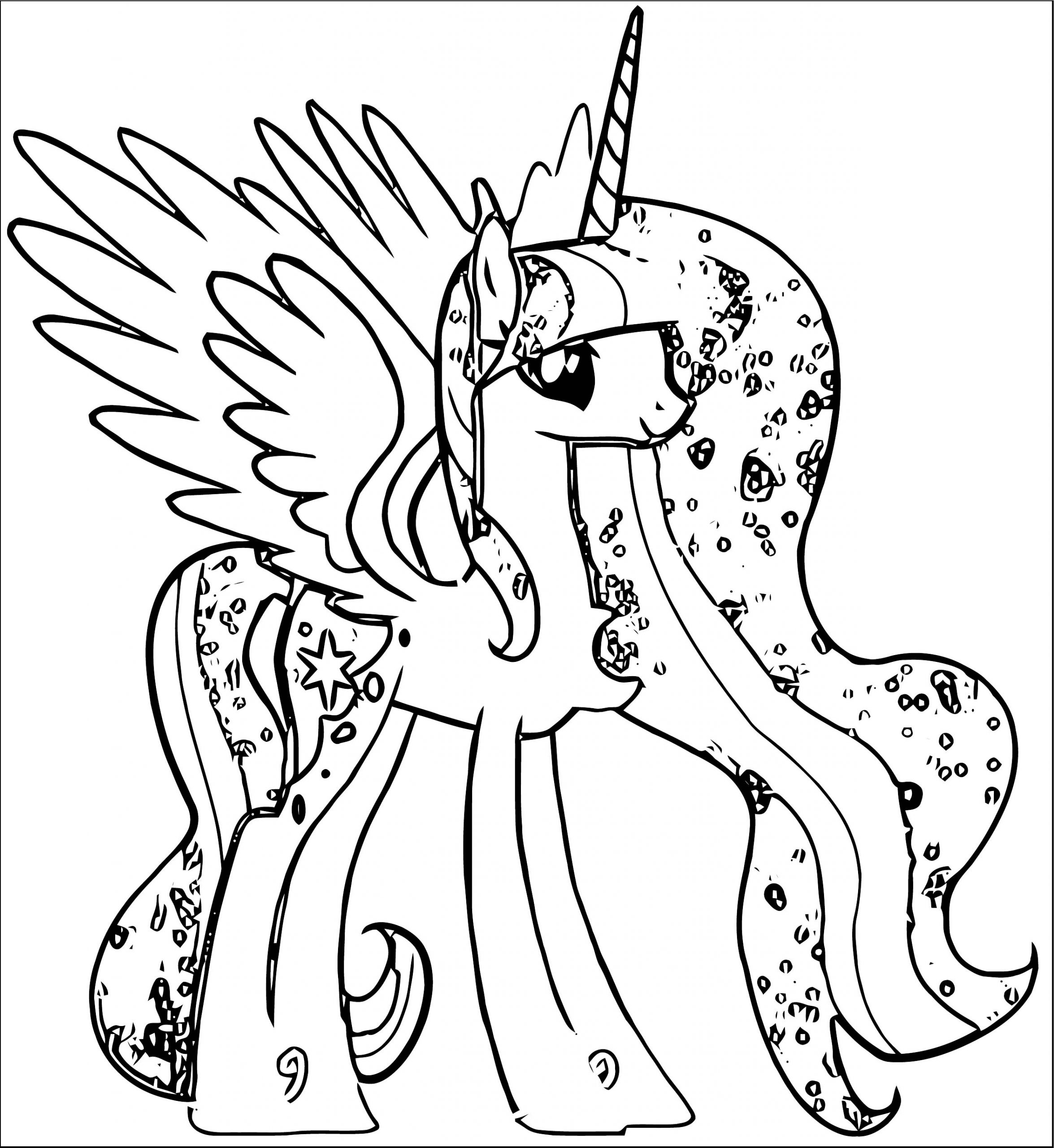 Princess Twilight Sparkle Coloring Page 029 Wecoloringpage