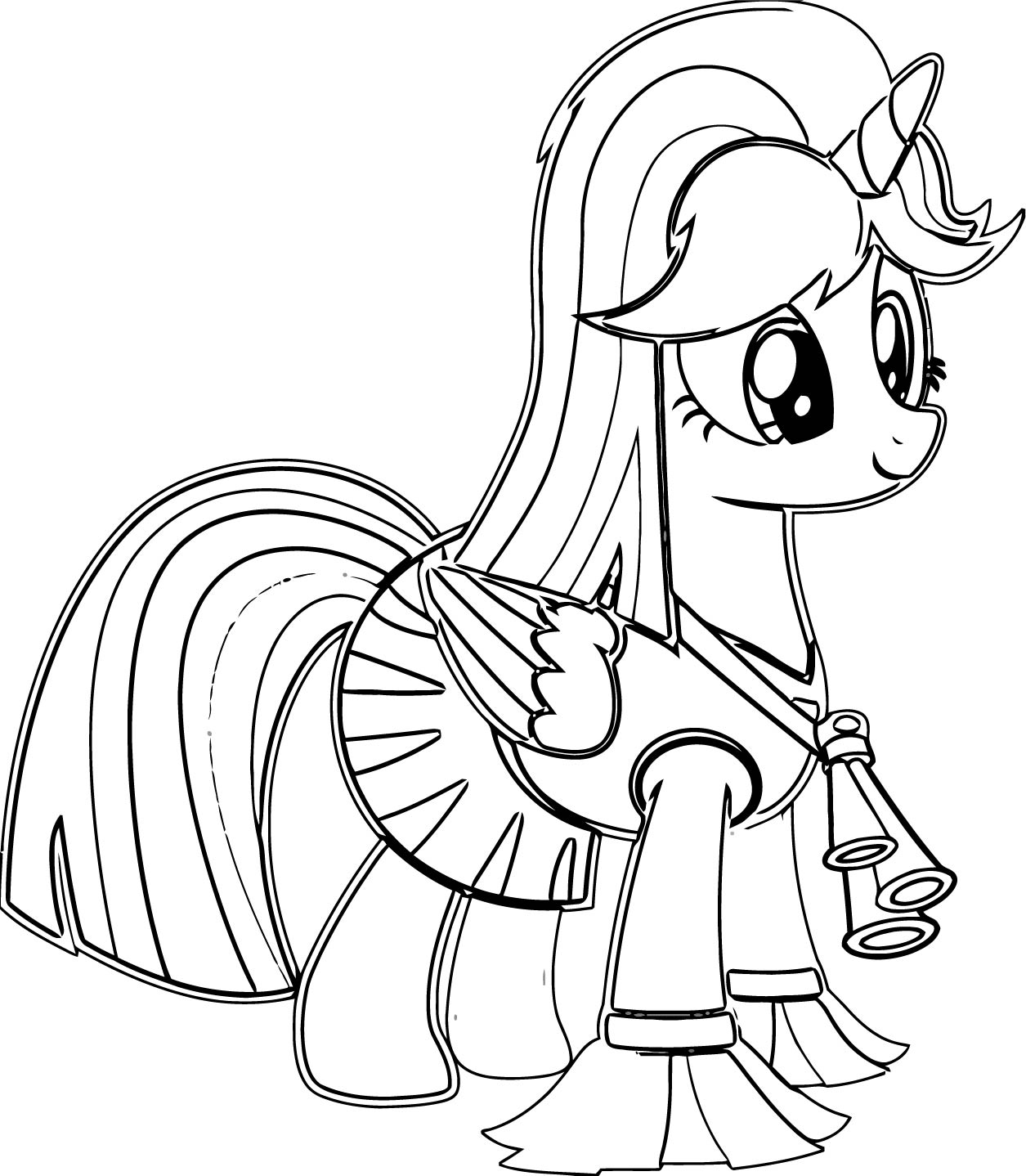 Princess Twilight Sparkle Coloring Pages