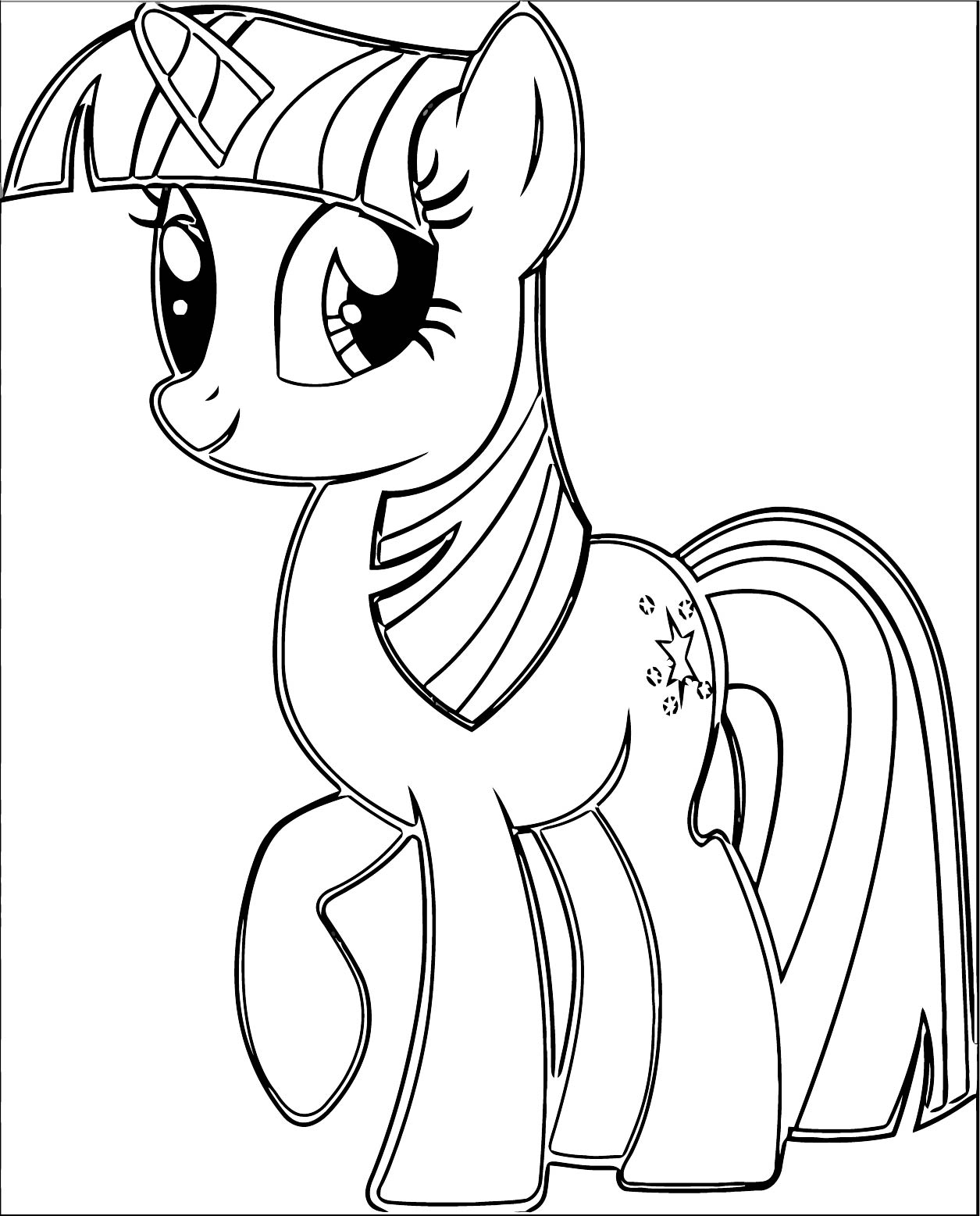 Princess Twilight Sparkle Coloring Page 512 Wecoloringpage
