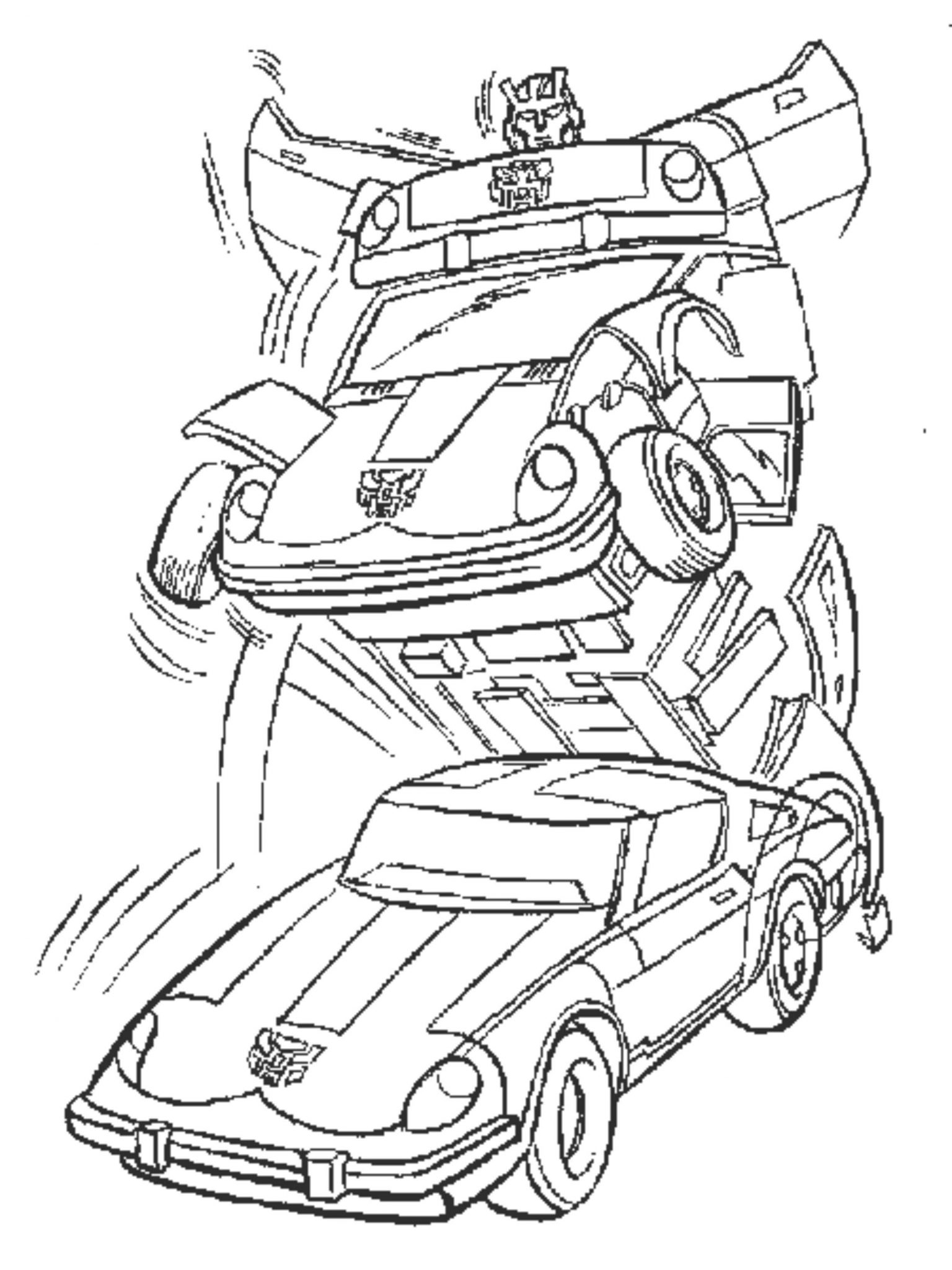 Print Download Inviting Kids To Do The Transformers Coloring Pages