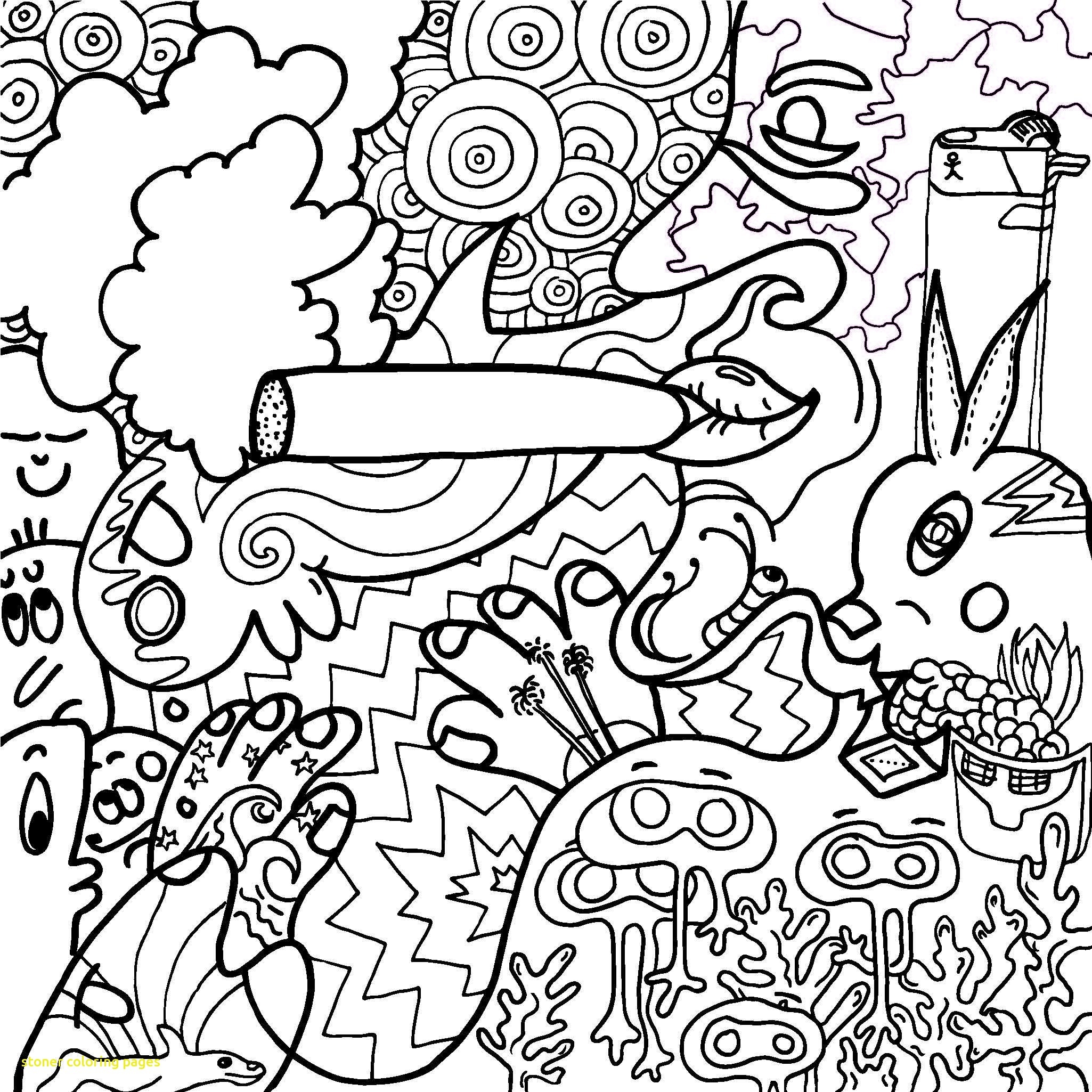 Printable 420 Coloring Pages