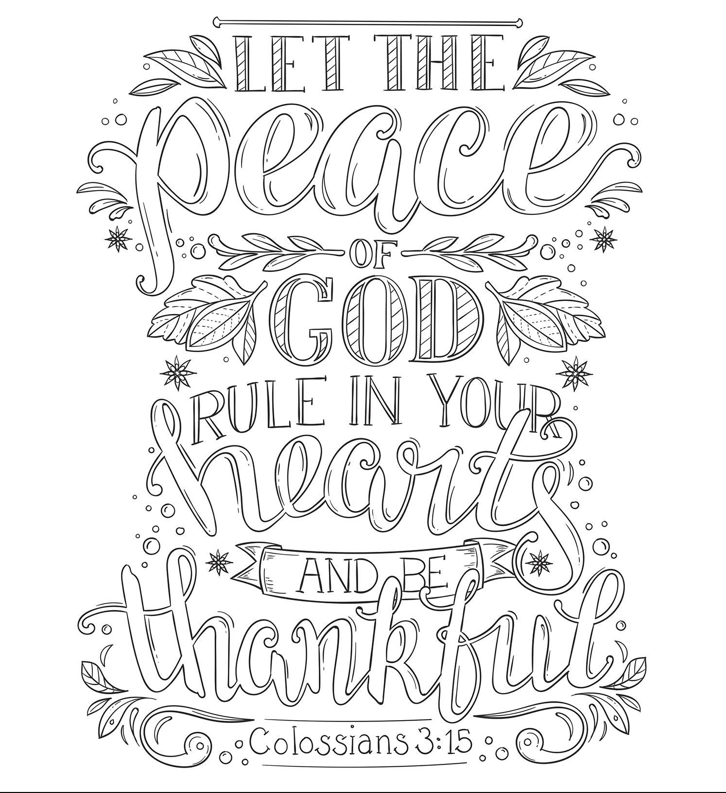 Printable Bible Verse Coloring Pages