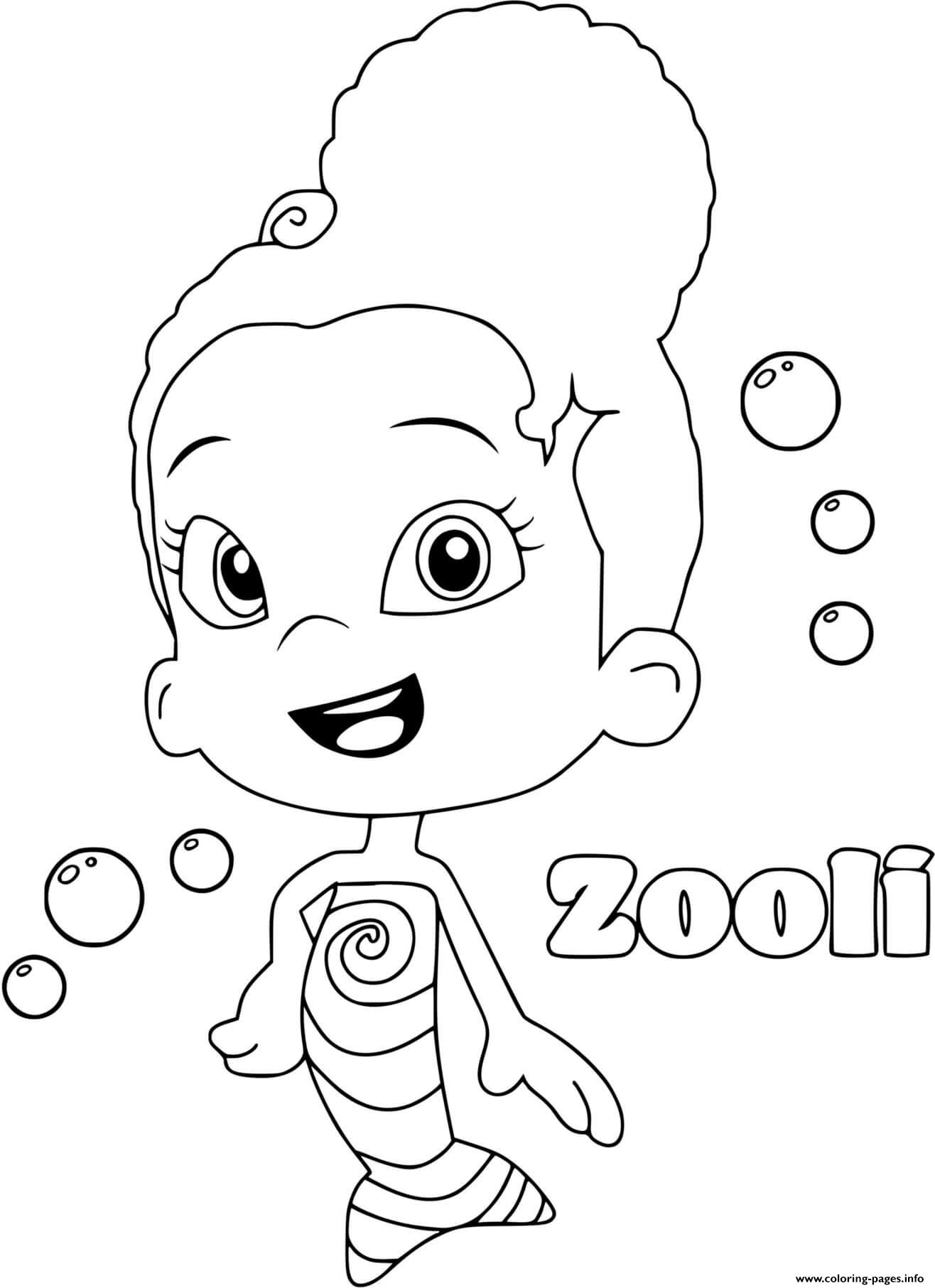 Printable Bubble Guppies Characters Customize And Print