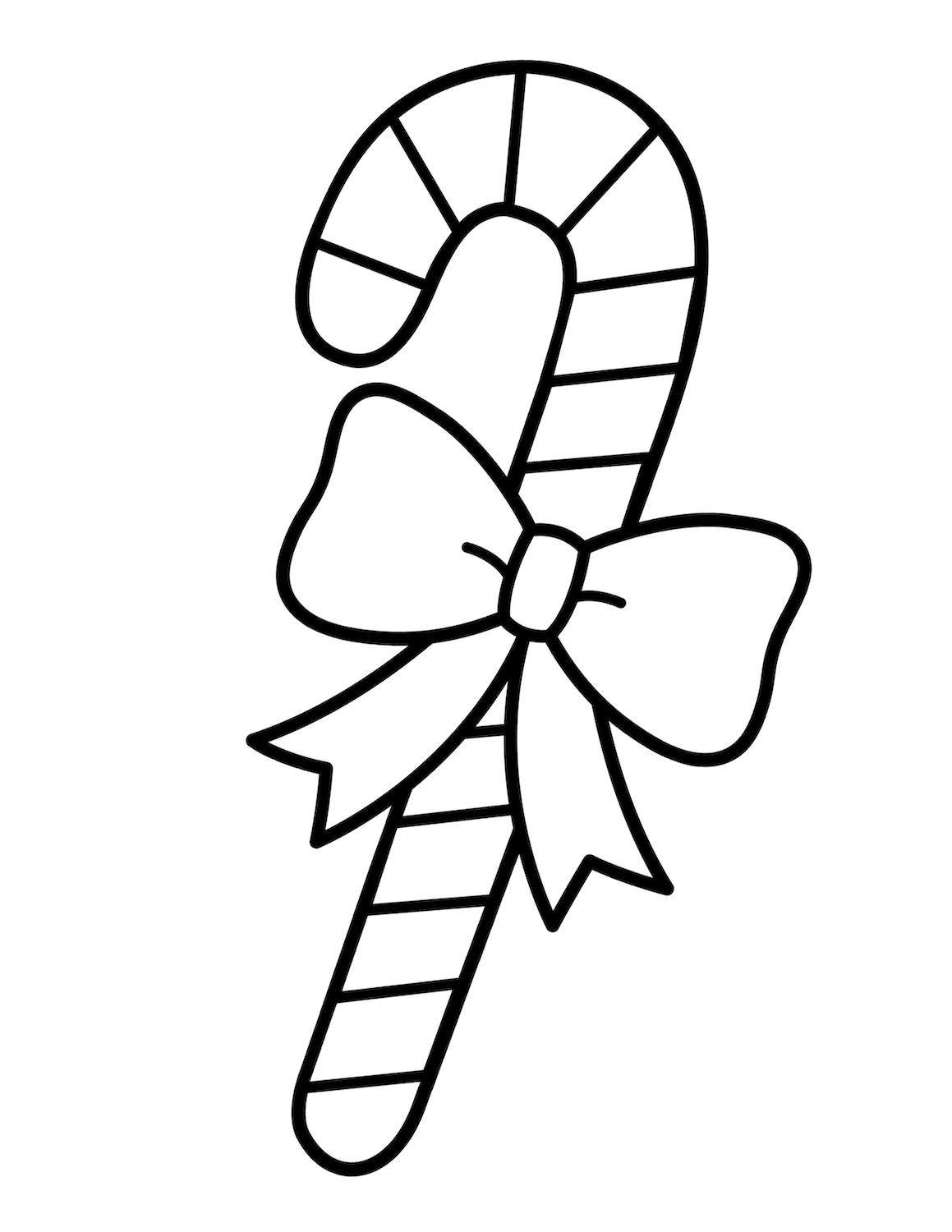 Printable Candy Cane Coloring Page Free Download Gmbar Co