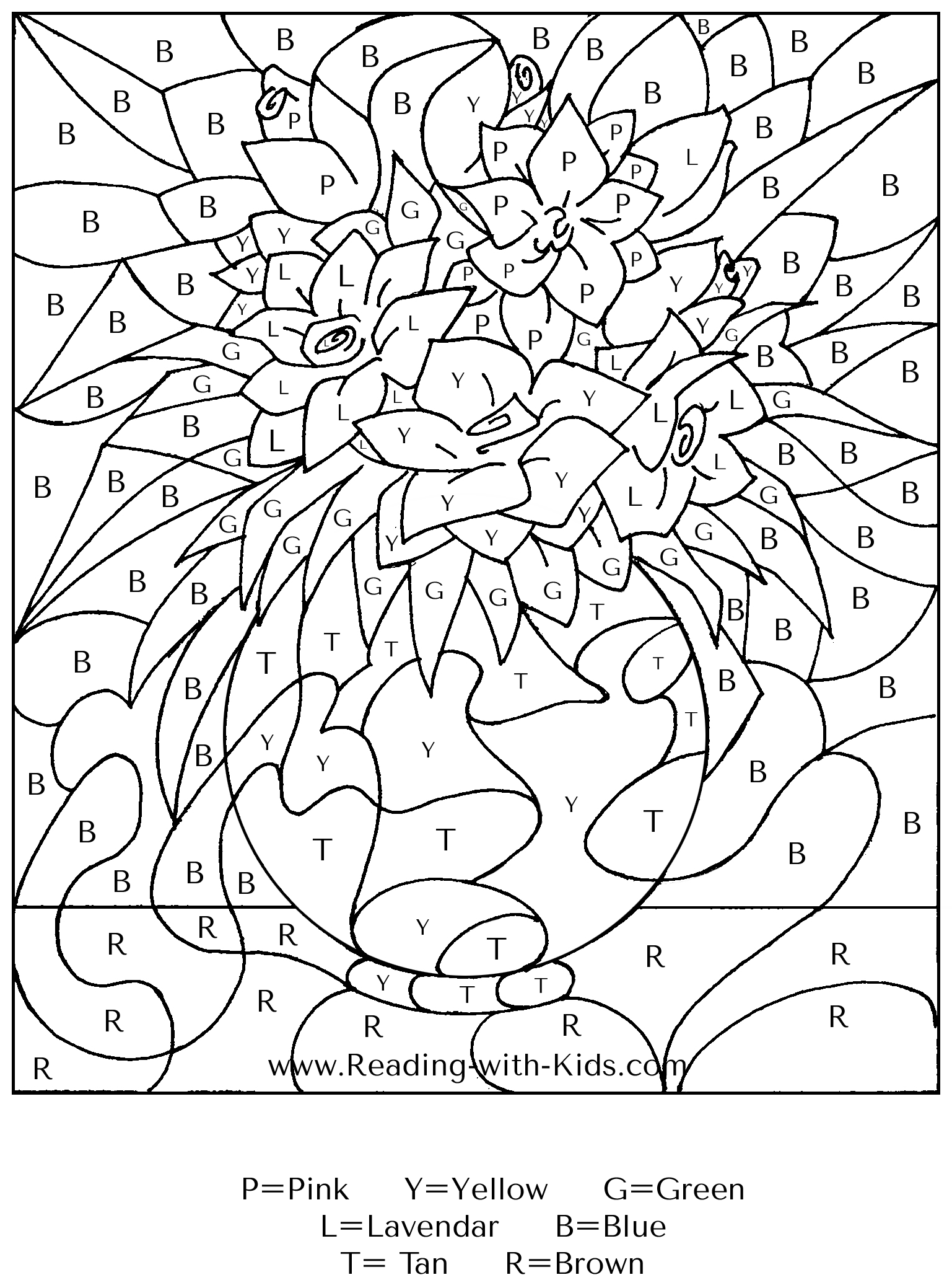 Adult Color By Number Pages