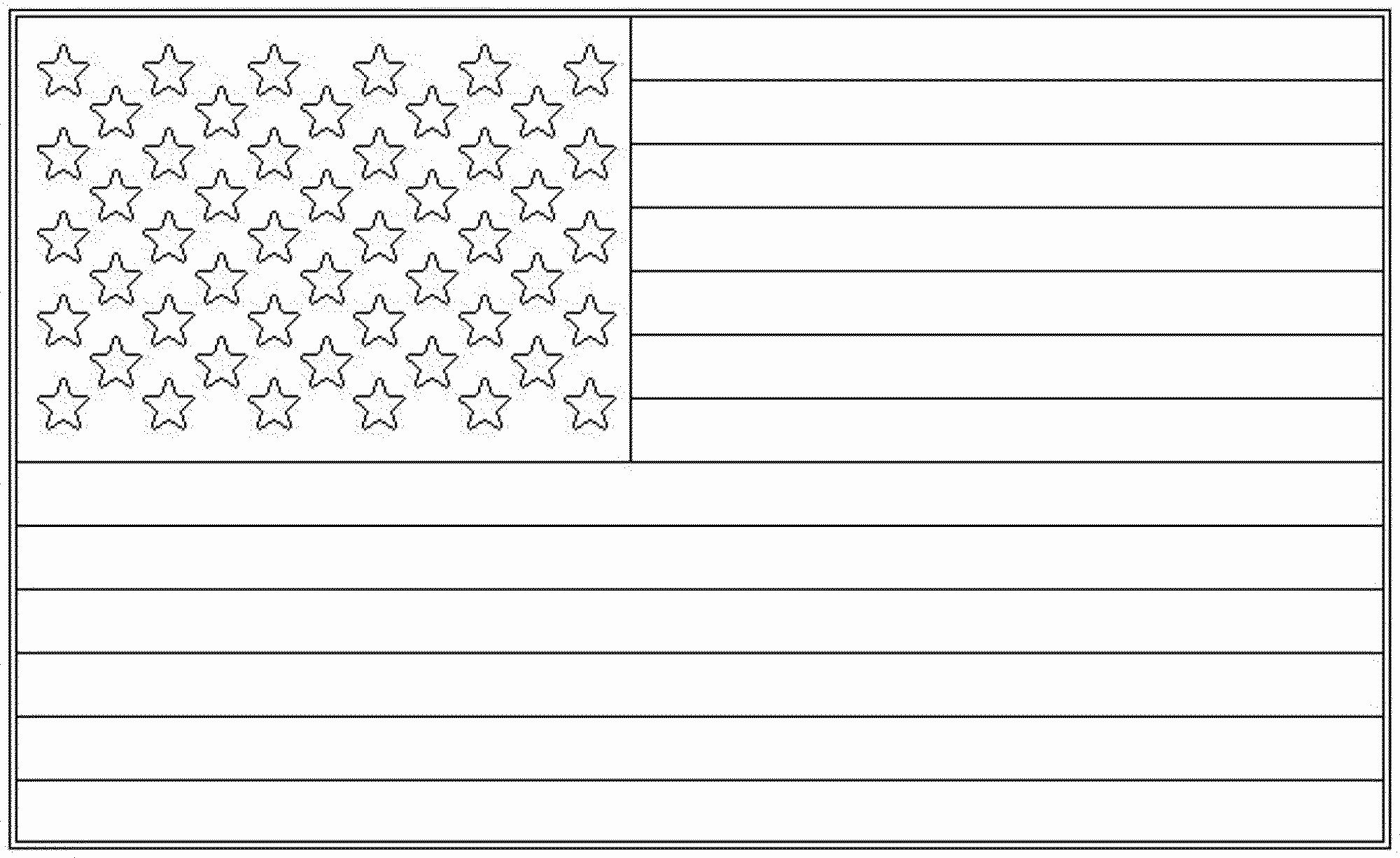 Printable American Flag Coloring Pages