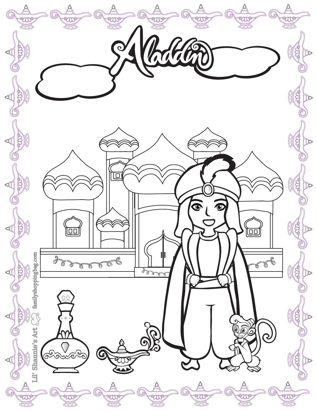 Printable Coloring Page Aladdin Building Images And Photos Finder
