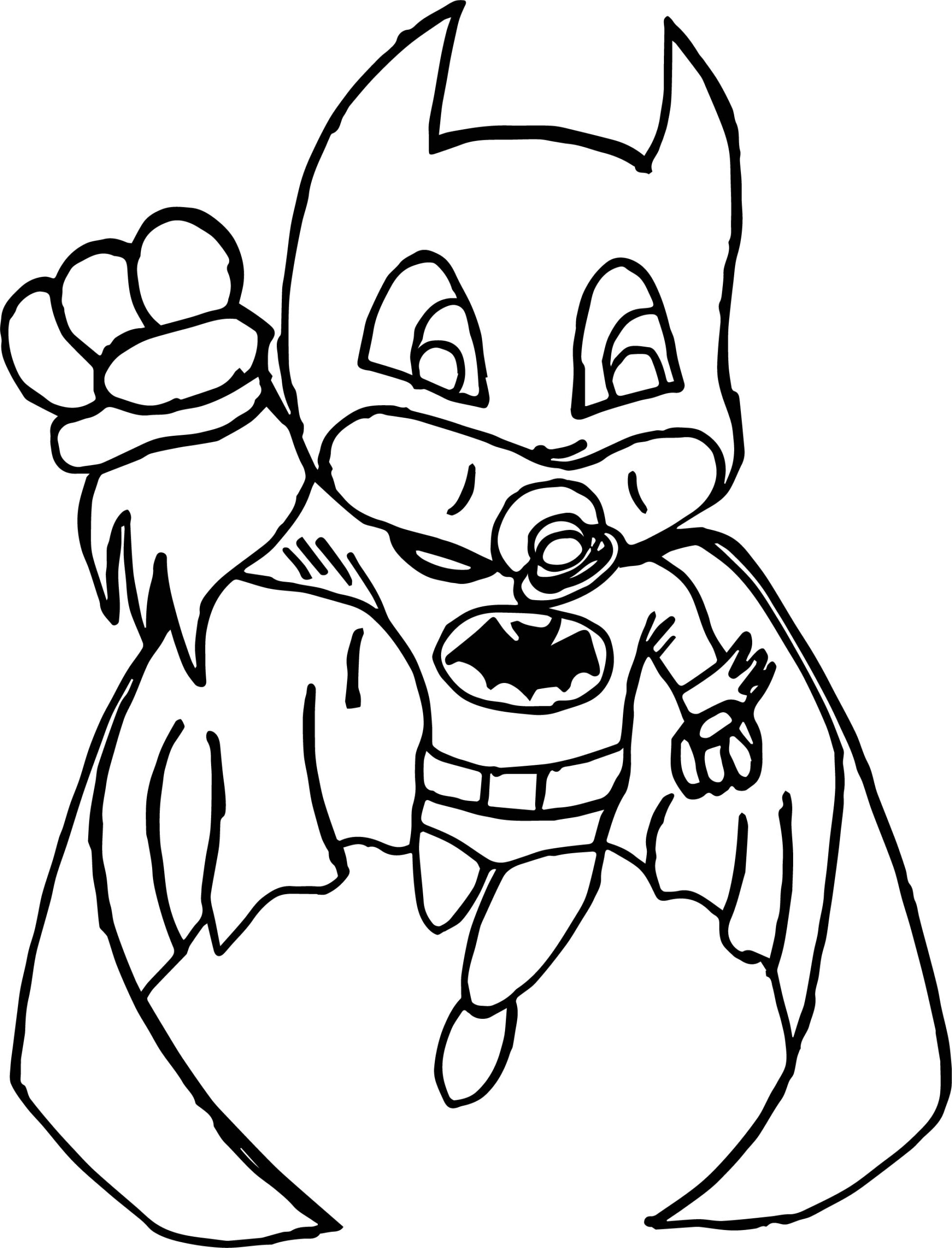 Printable Coloring Pages Batman
