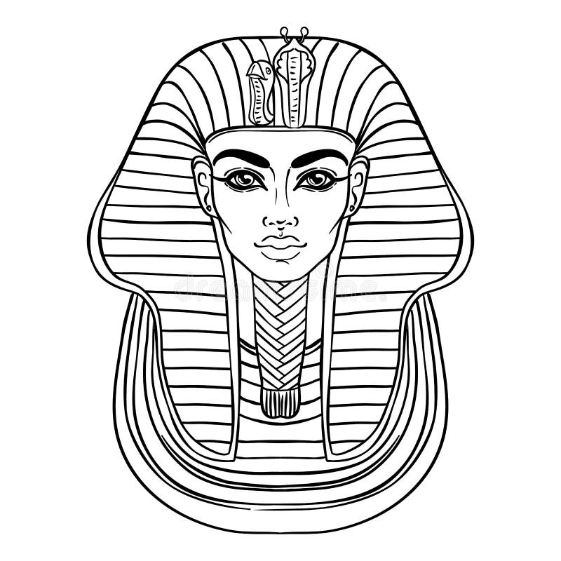 Printable King Tut Coloring Pages