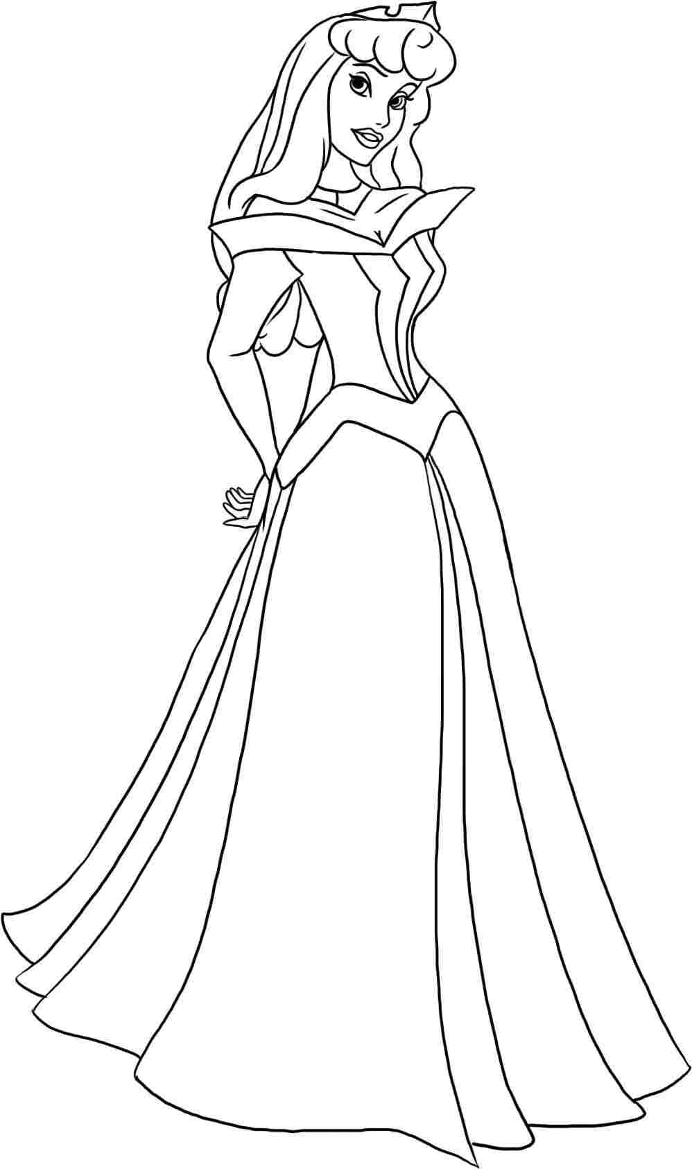Printable Coloring Pages Of Aurora Coloring Home