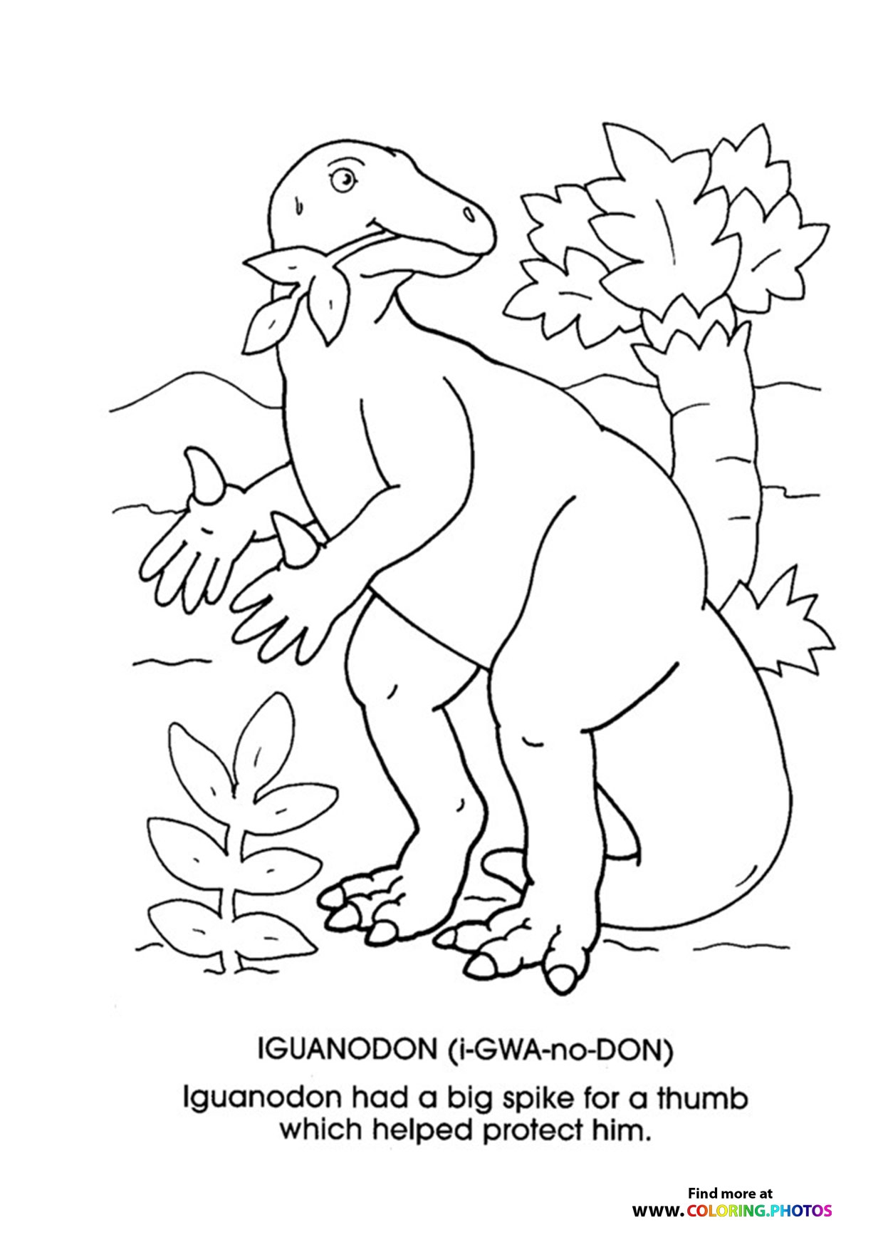 Printable Dinosaur Coloring Pages With Names