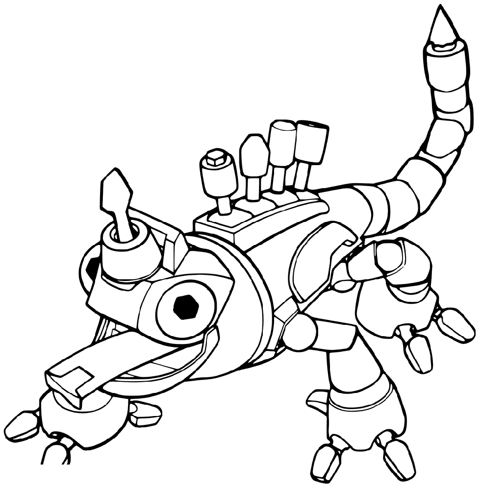 Printable Dinotrux Coloring Pages