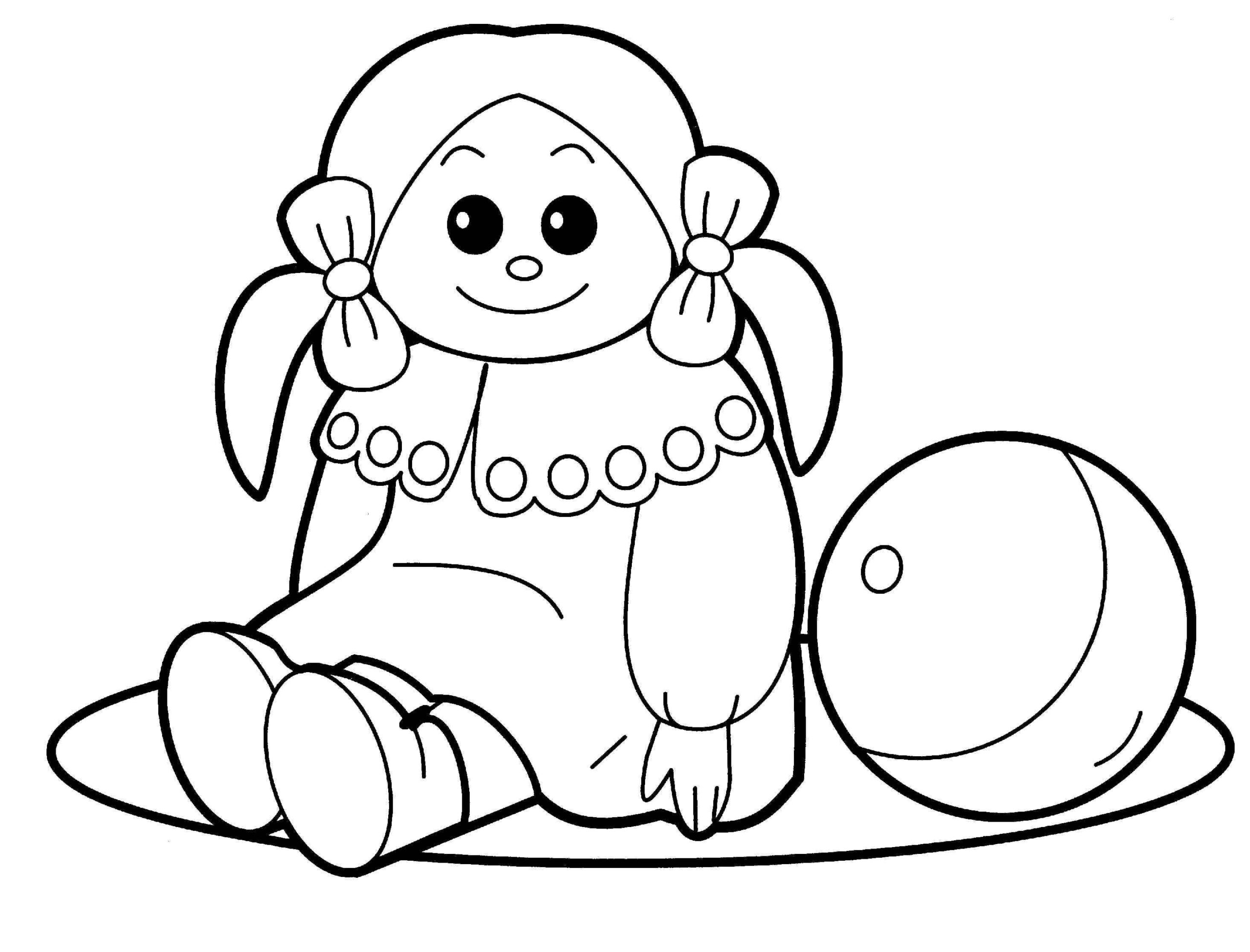 Printable Doll Coloring Pages