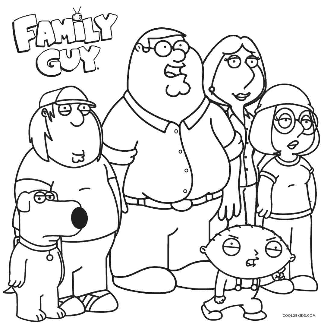 Printable Family Guy Coloring Pages For Kids Cool2bKids