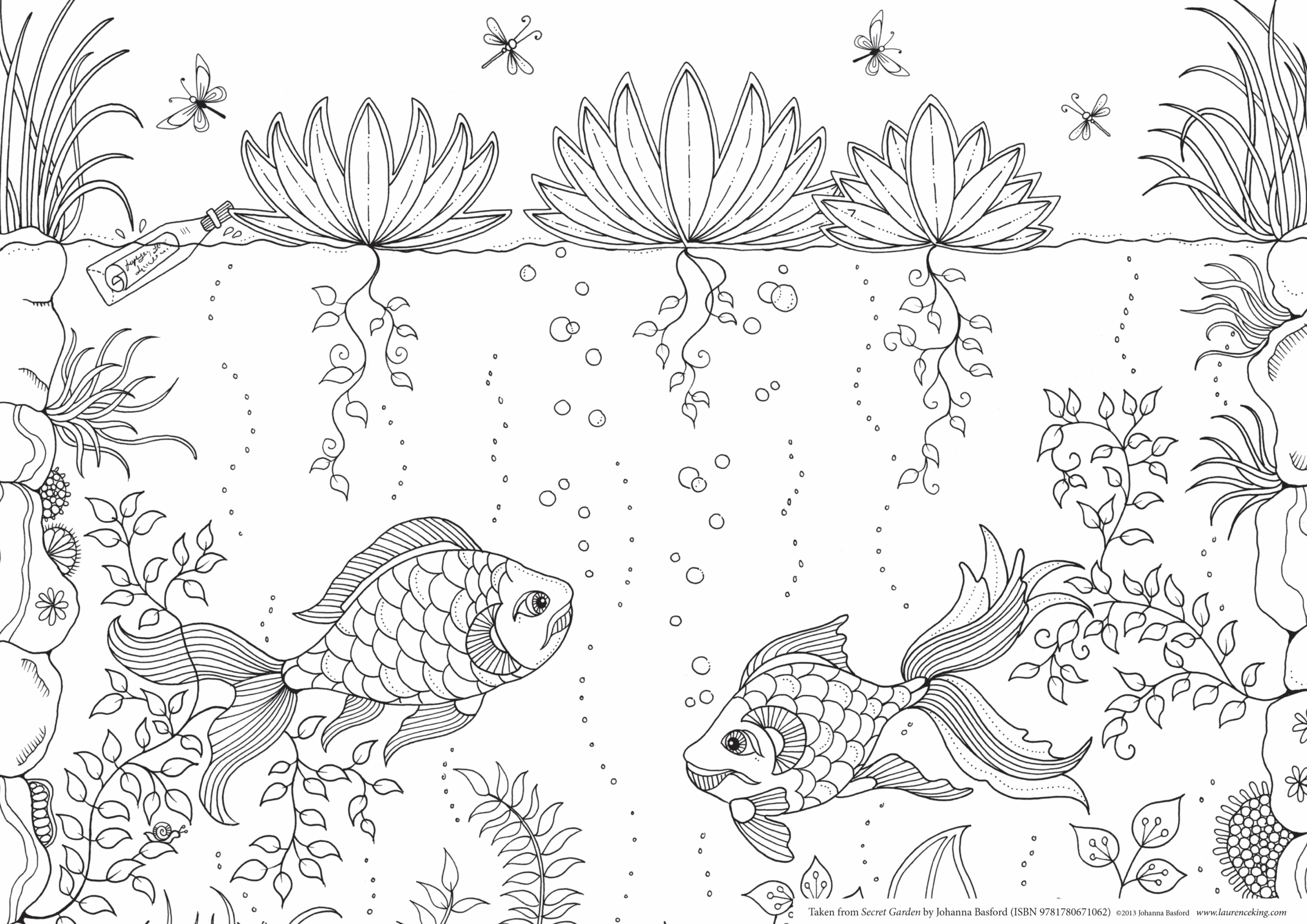 Printable Fish Tank Coloring Pages Thekidsworksheet