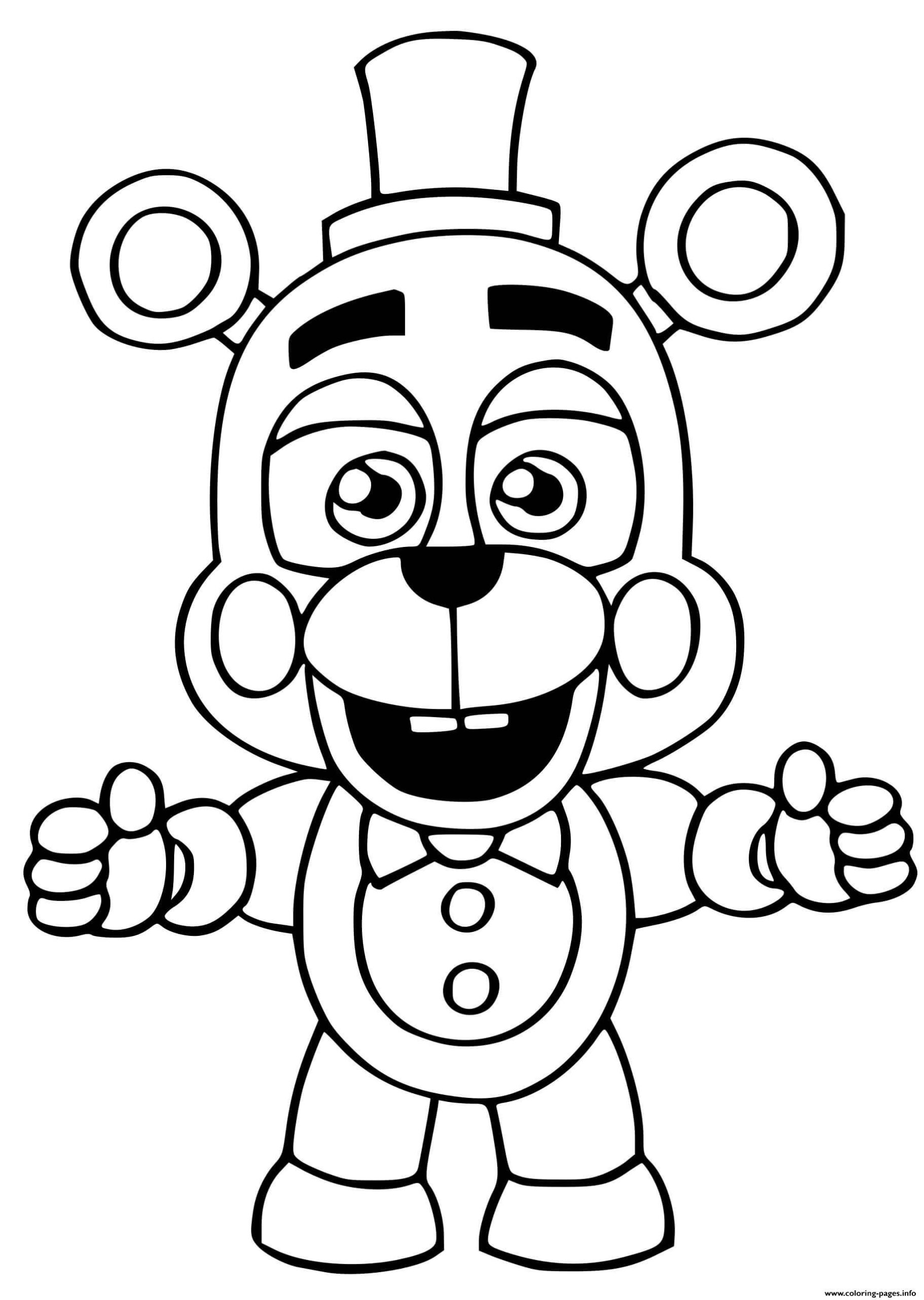 Printable Fnaf Coloring Pages