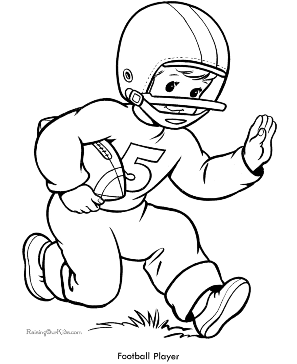 Printable Football Coloring Pages