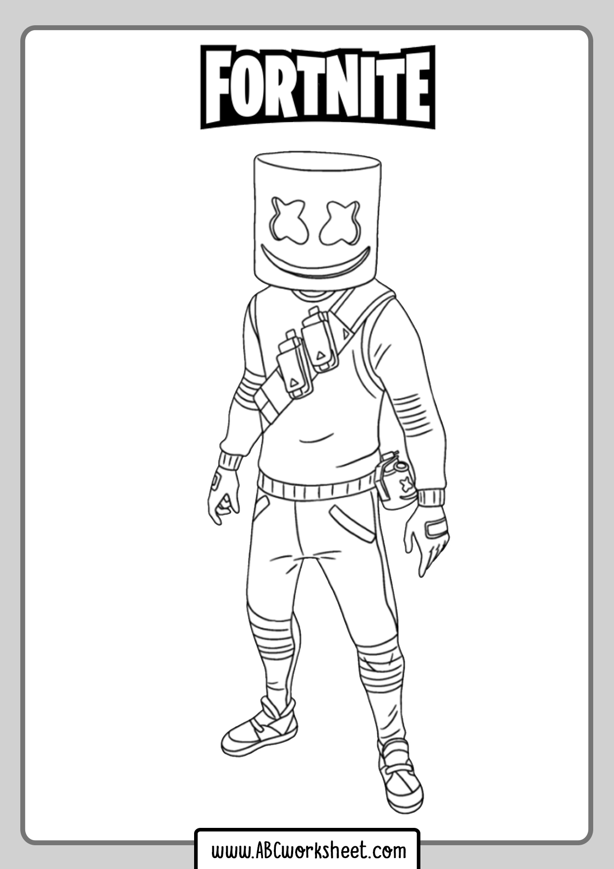 Fornite Coloring Pages