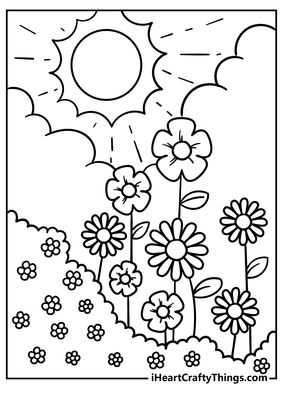 Printable Garden Coloring Pages Updated 2023