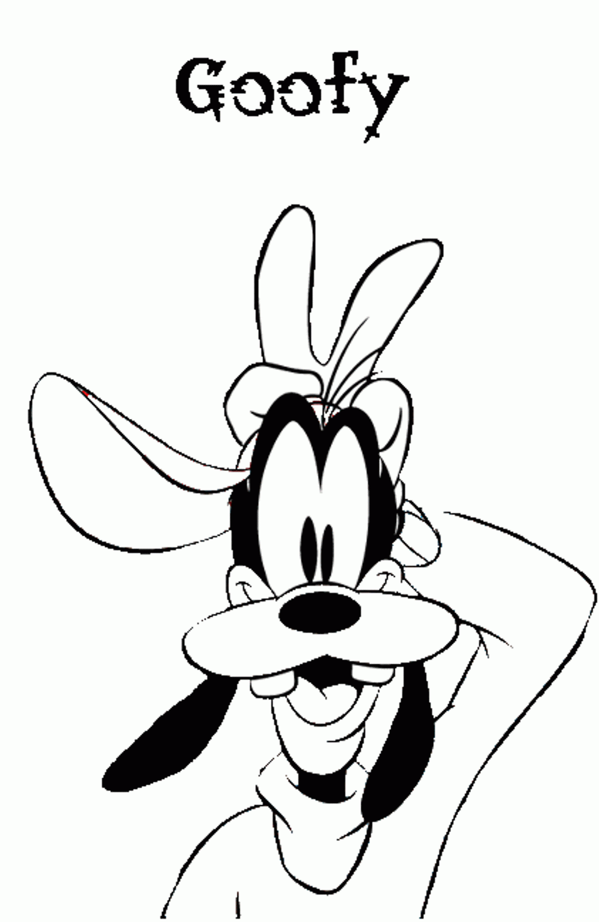 Printable Goofy Coloring Pages Customize And Print