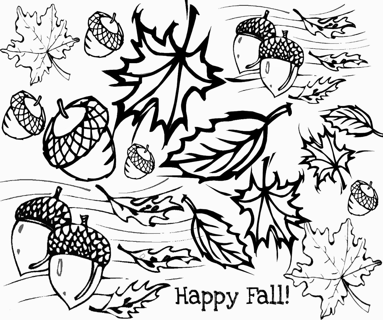 Fall Harvest Coloring Pages
