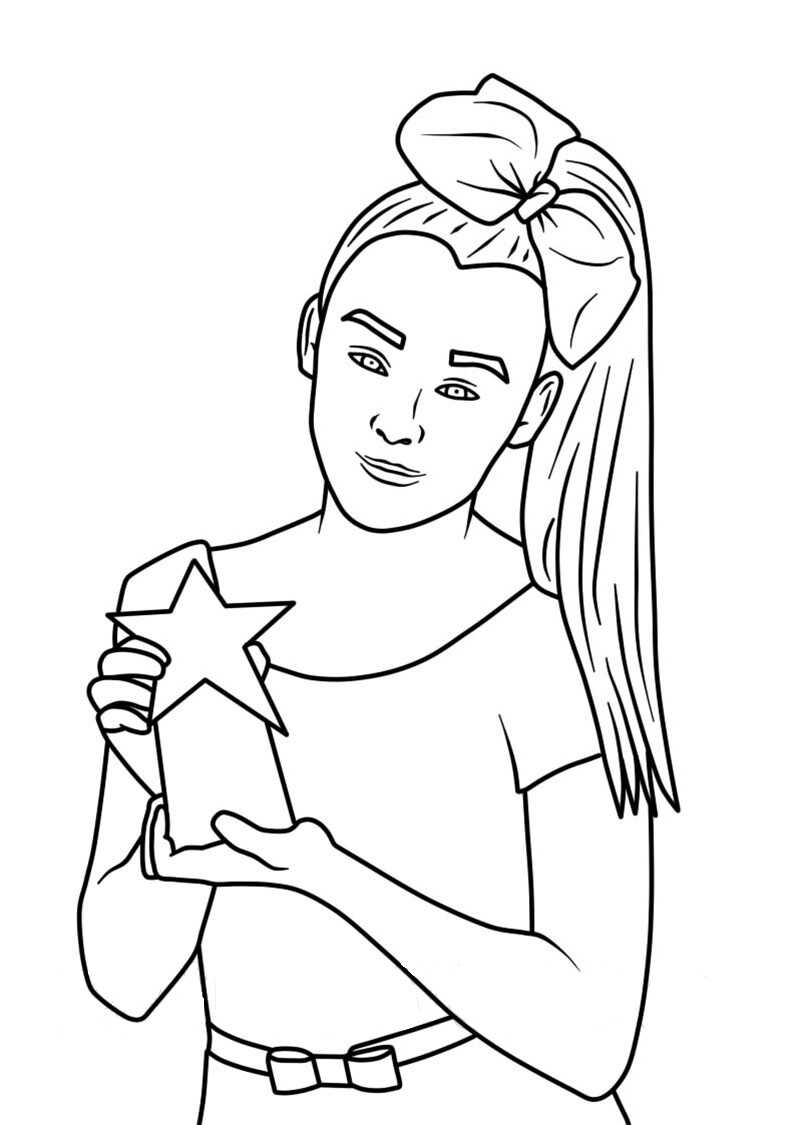 Printable Jojo Siwa Coloring Pages