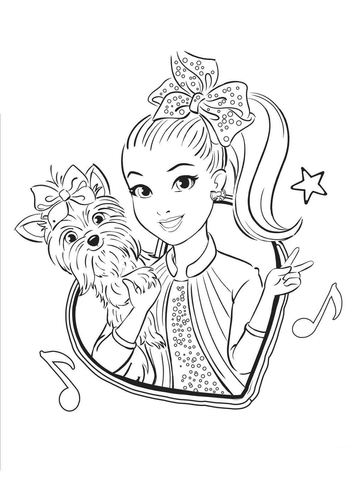 Jojo Siwa Coloring Page