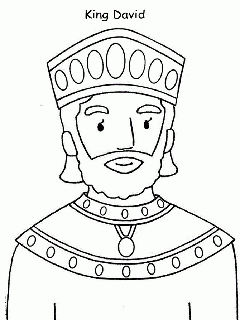 King David Coloring Pages