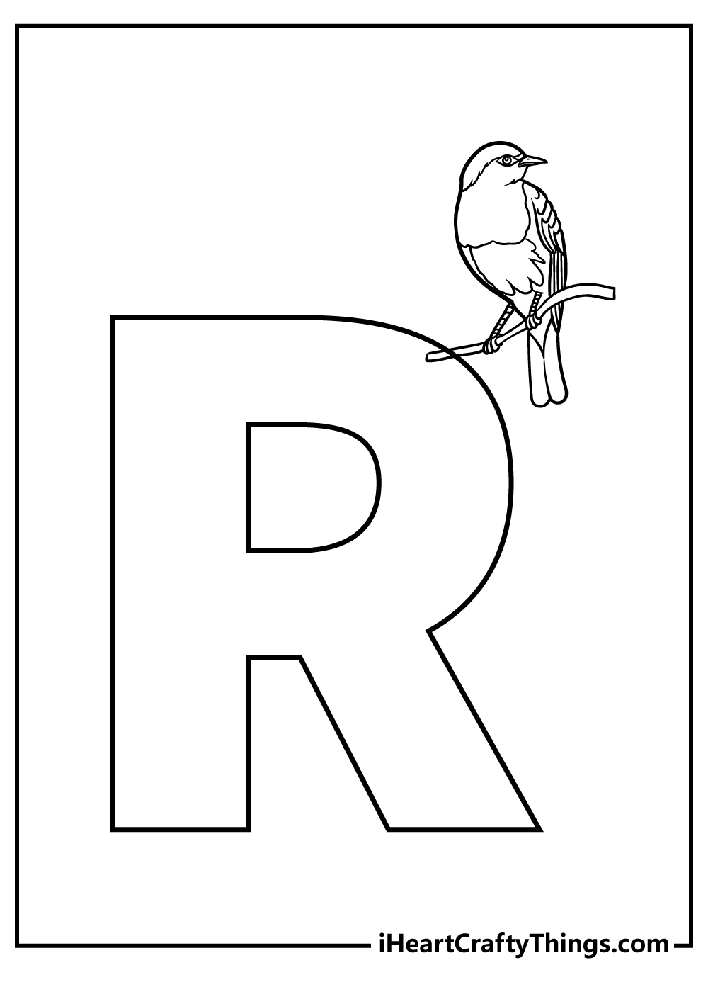 Printable Letter R Coloring Page Updated 2023 Coloring Home