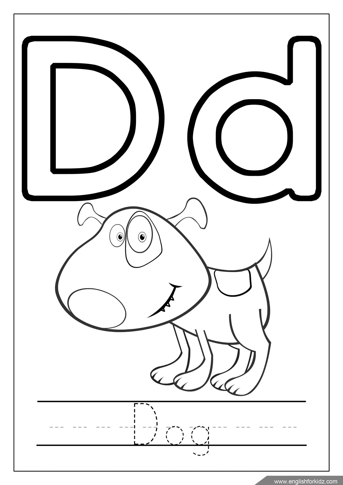 Printable Letters D Printable Word Searches