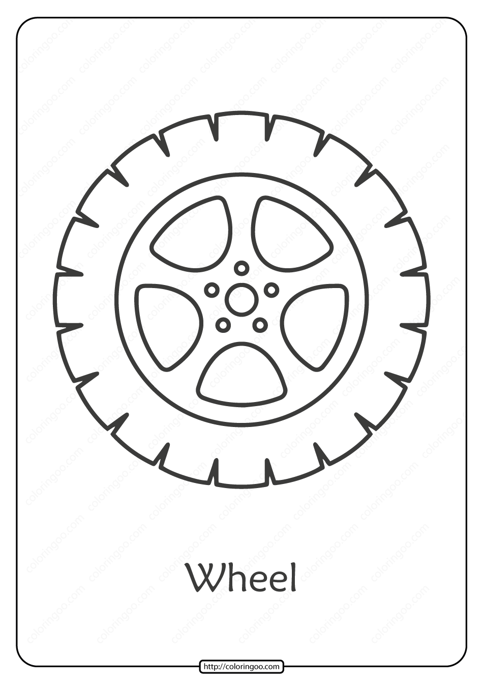 Printable Mandala Color Wheel