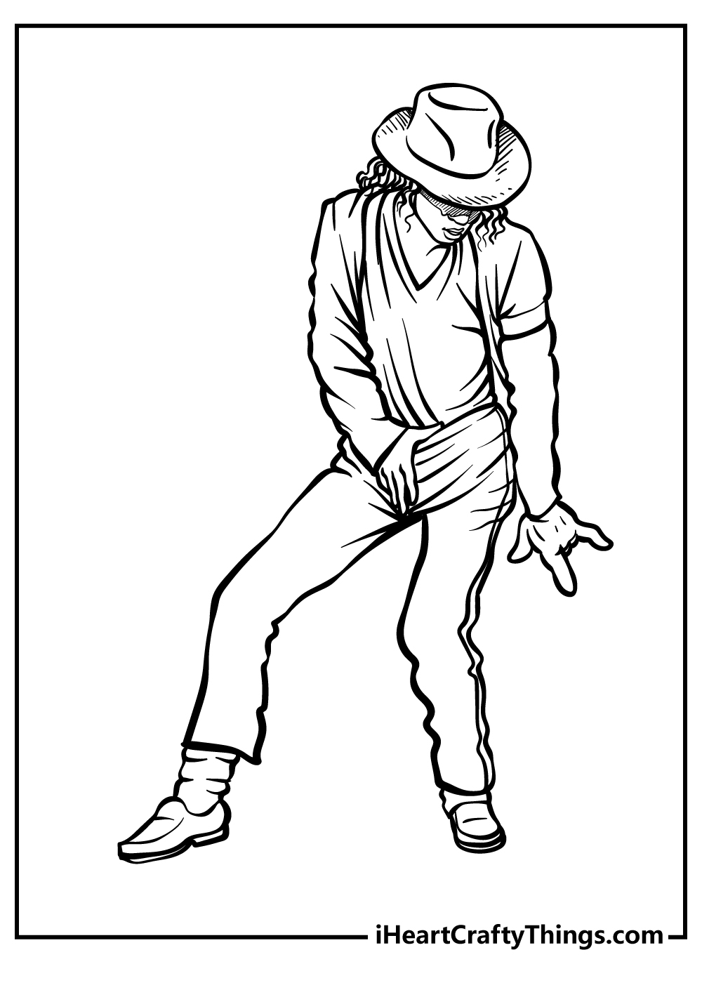 Printable Michael Jackson Coloring Pages