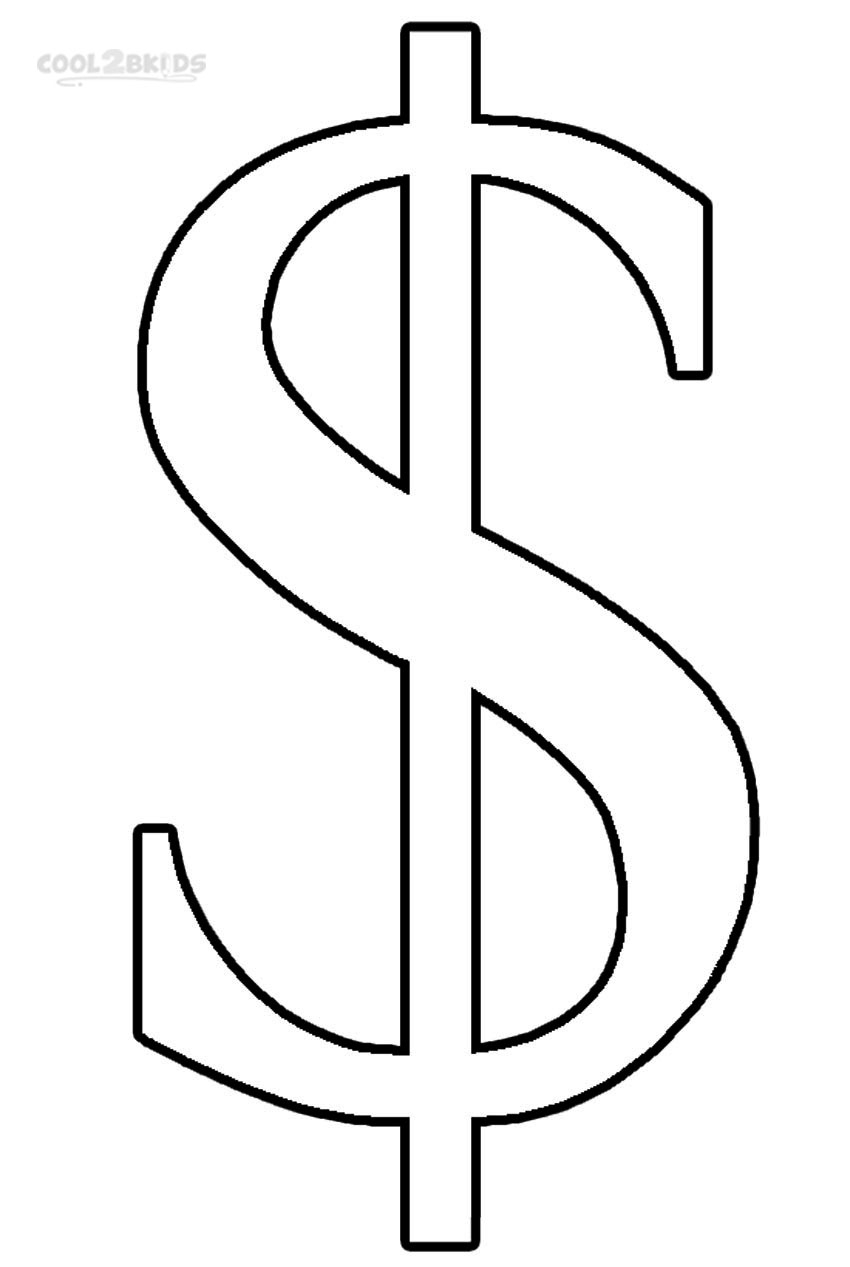 Printable Money Coloring Pages For Kids Cool2bKids