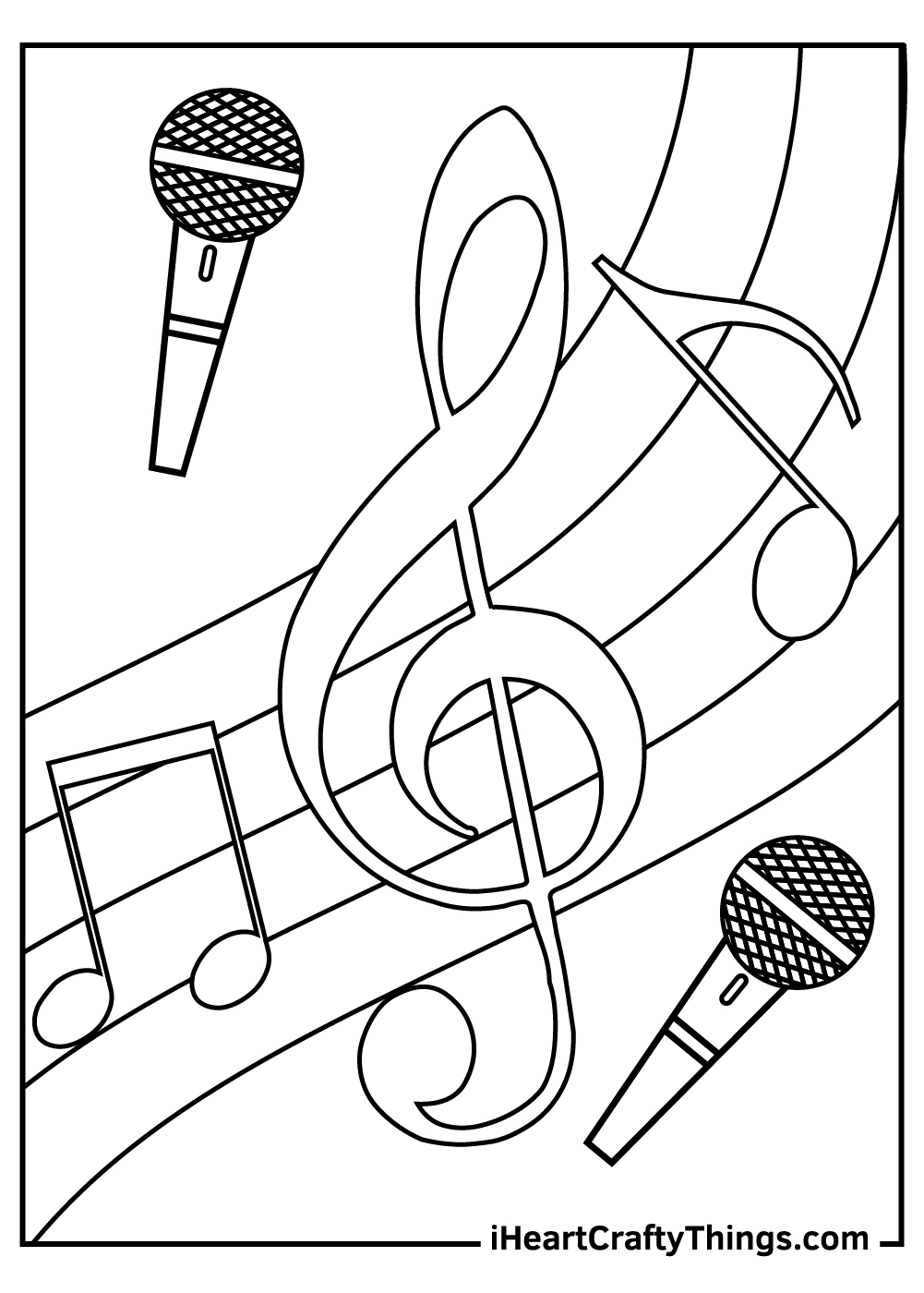 Printable Music Coloring Pages Updated 2021