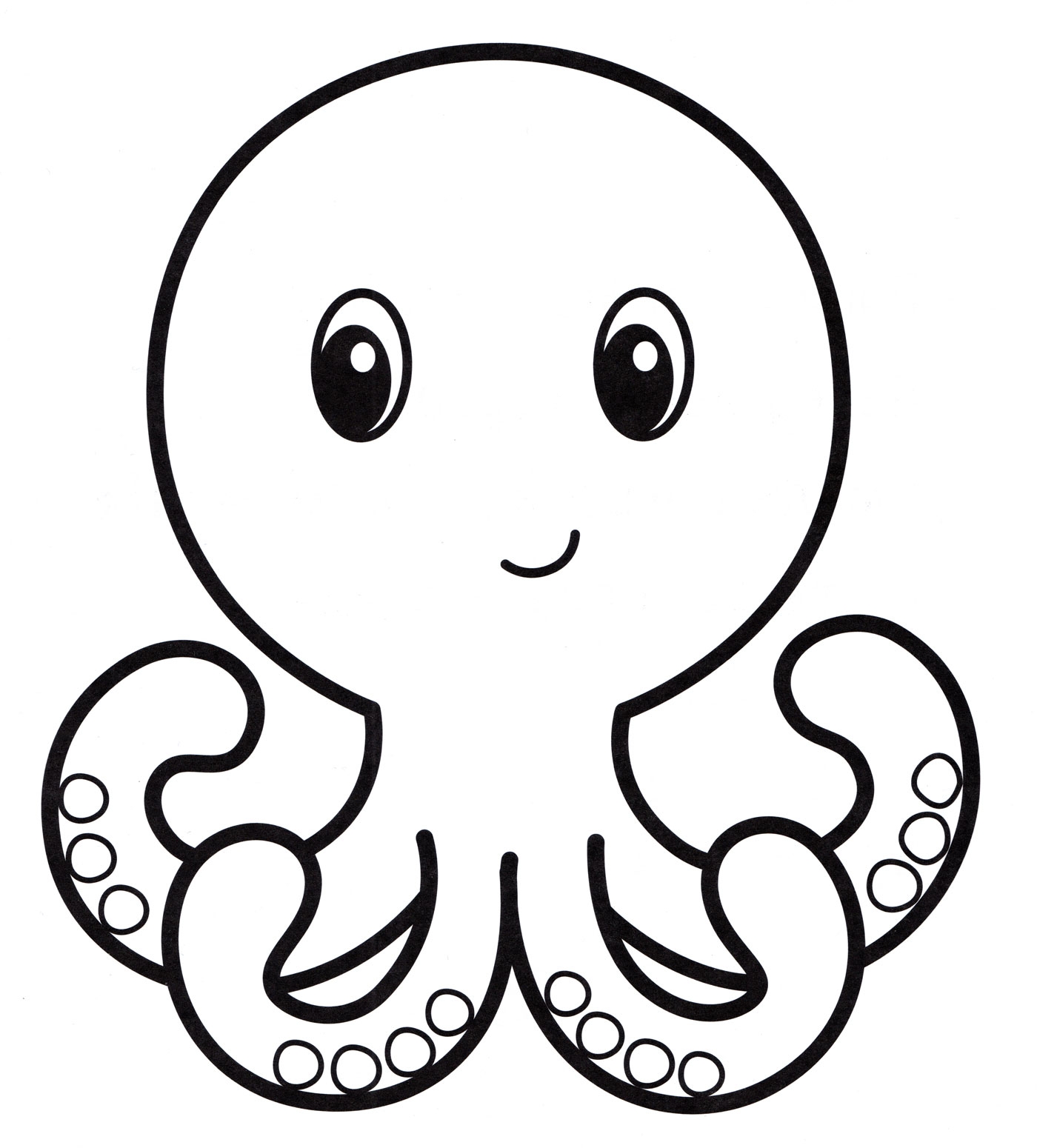 Printable Octopus Coloring Page For Kids Cool2bkids