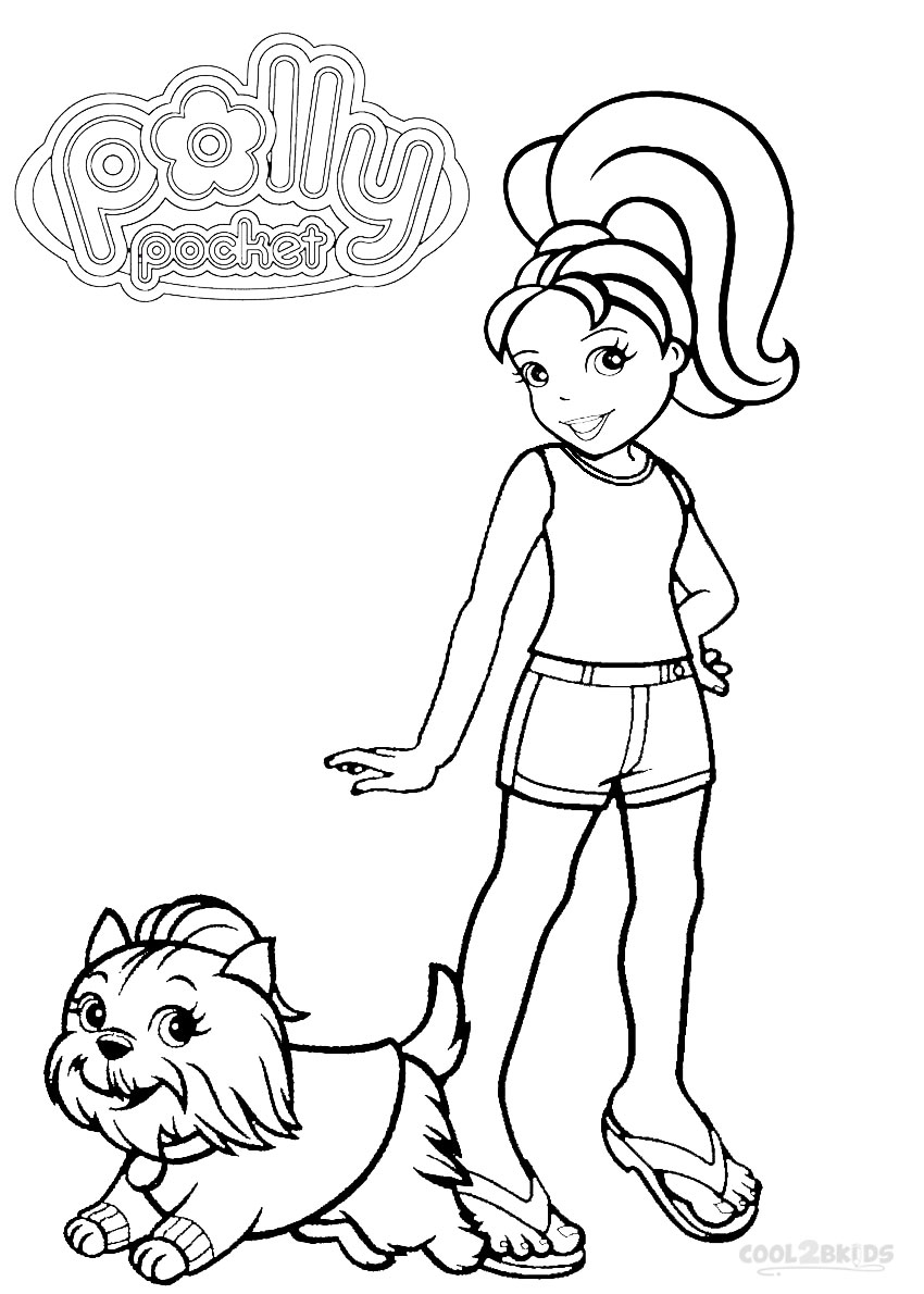 Printable Polly Pocket Coloring Pages For Kids Cool2bKids