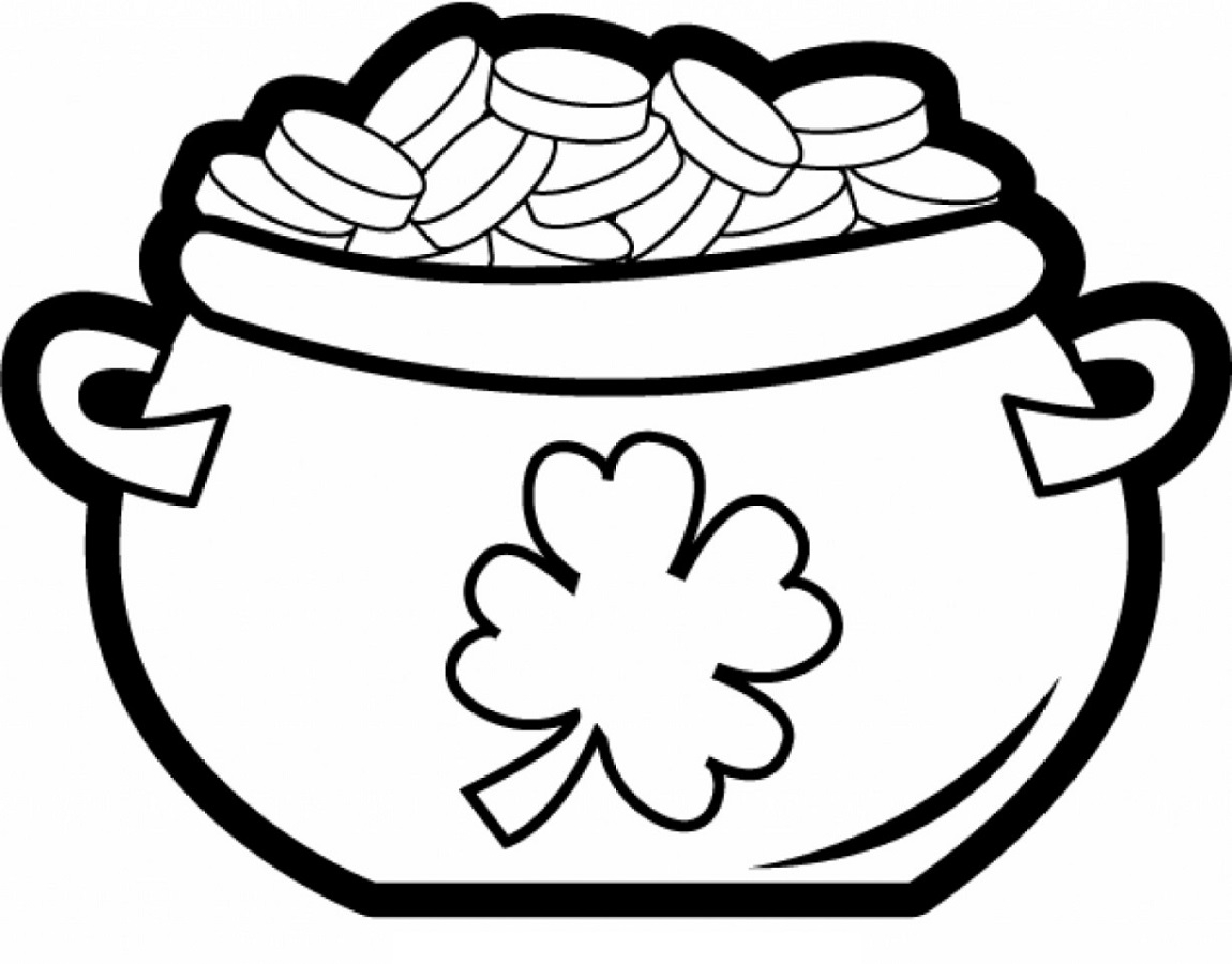 Printable Pot Of Gold Template Customize And Print