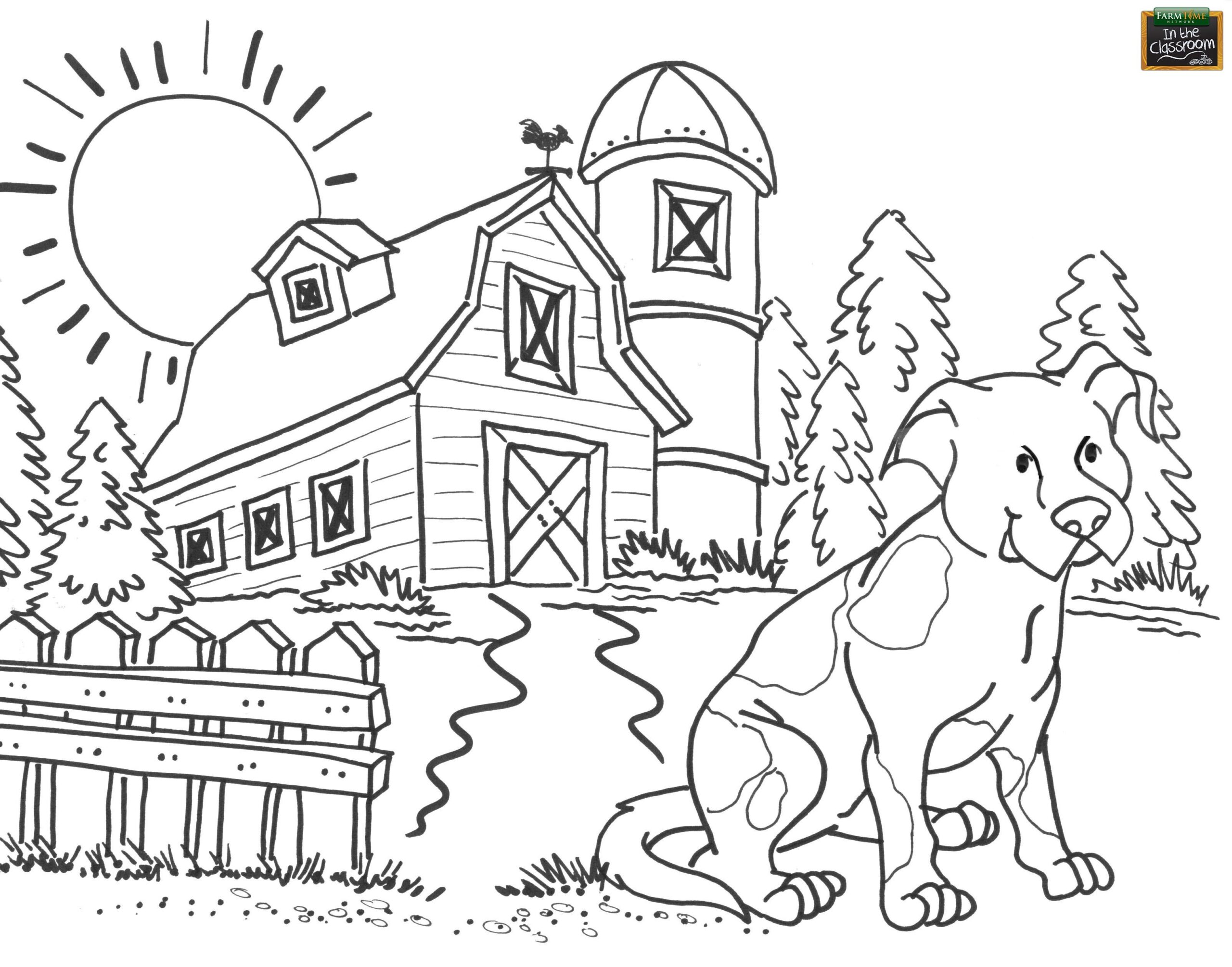 Printable Realistic Farm Coloring Pages Best Coloring Pages