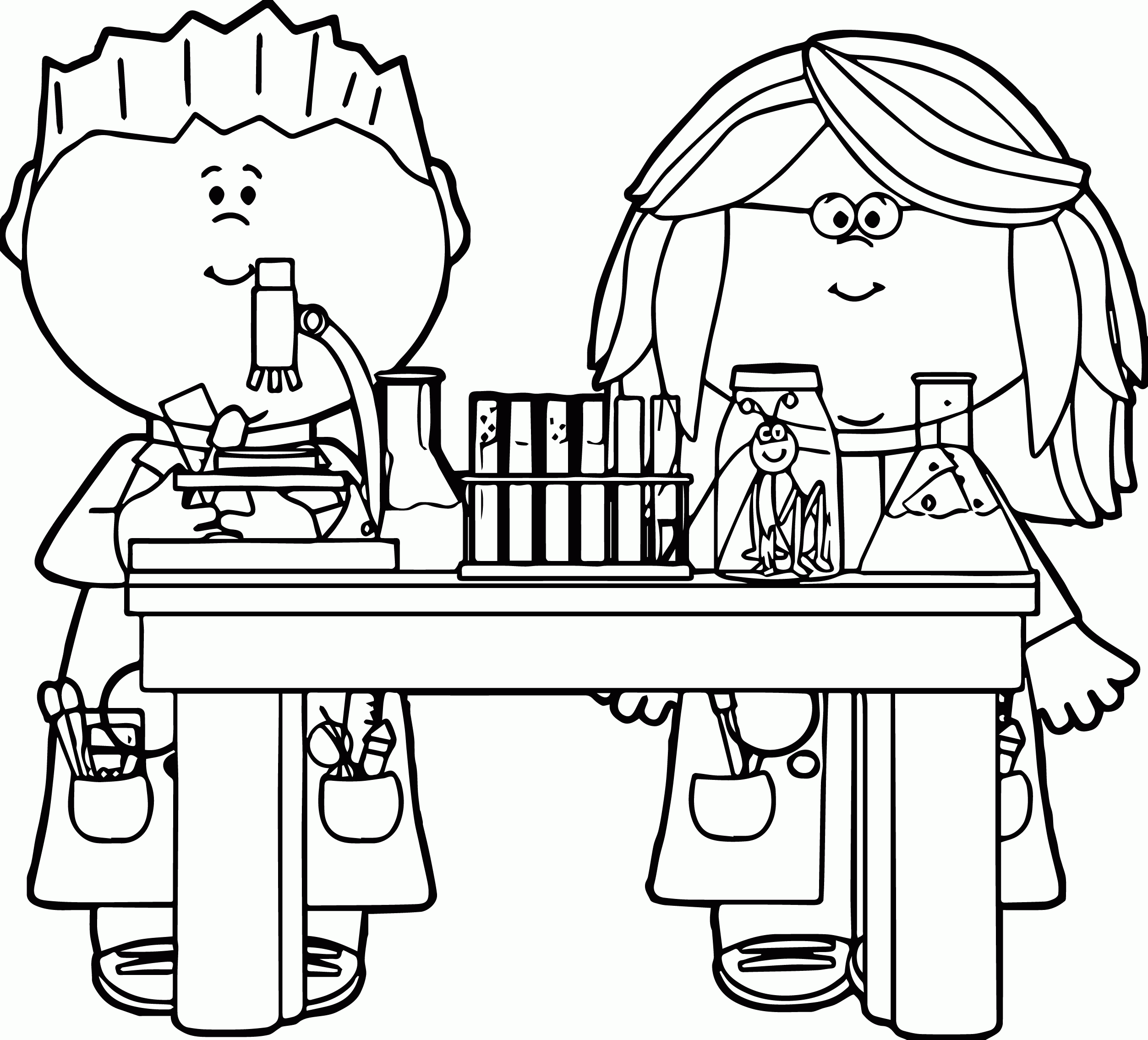 Science Coloring Pages