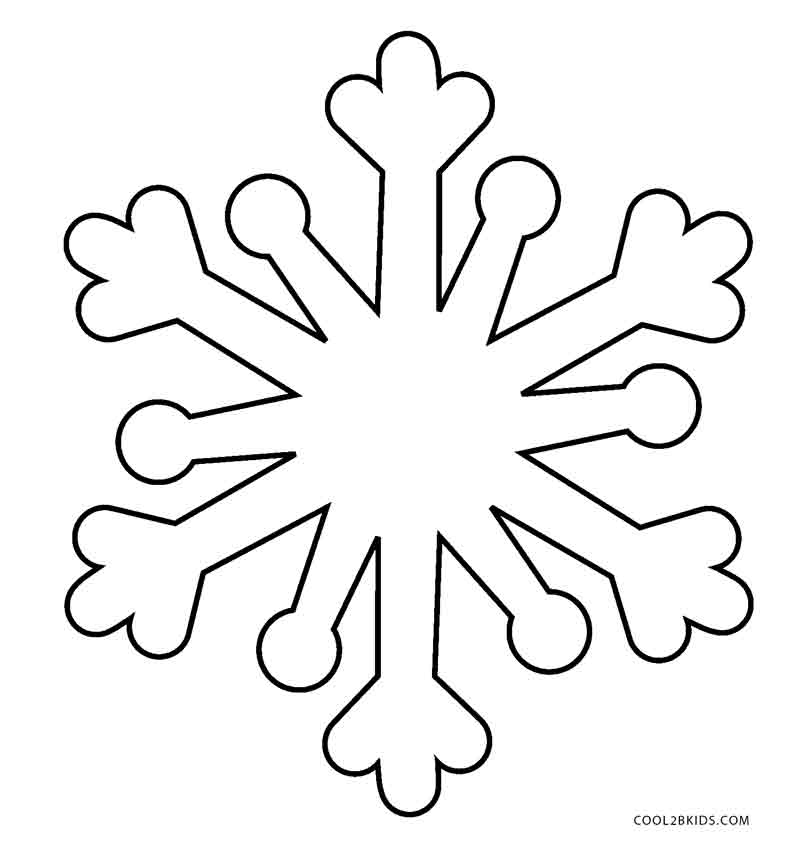 Snowflakes Coloring Pages Printable