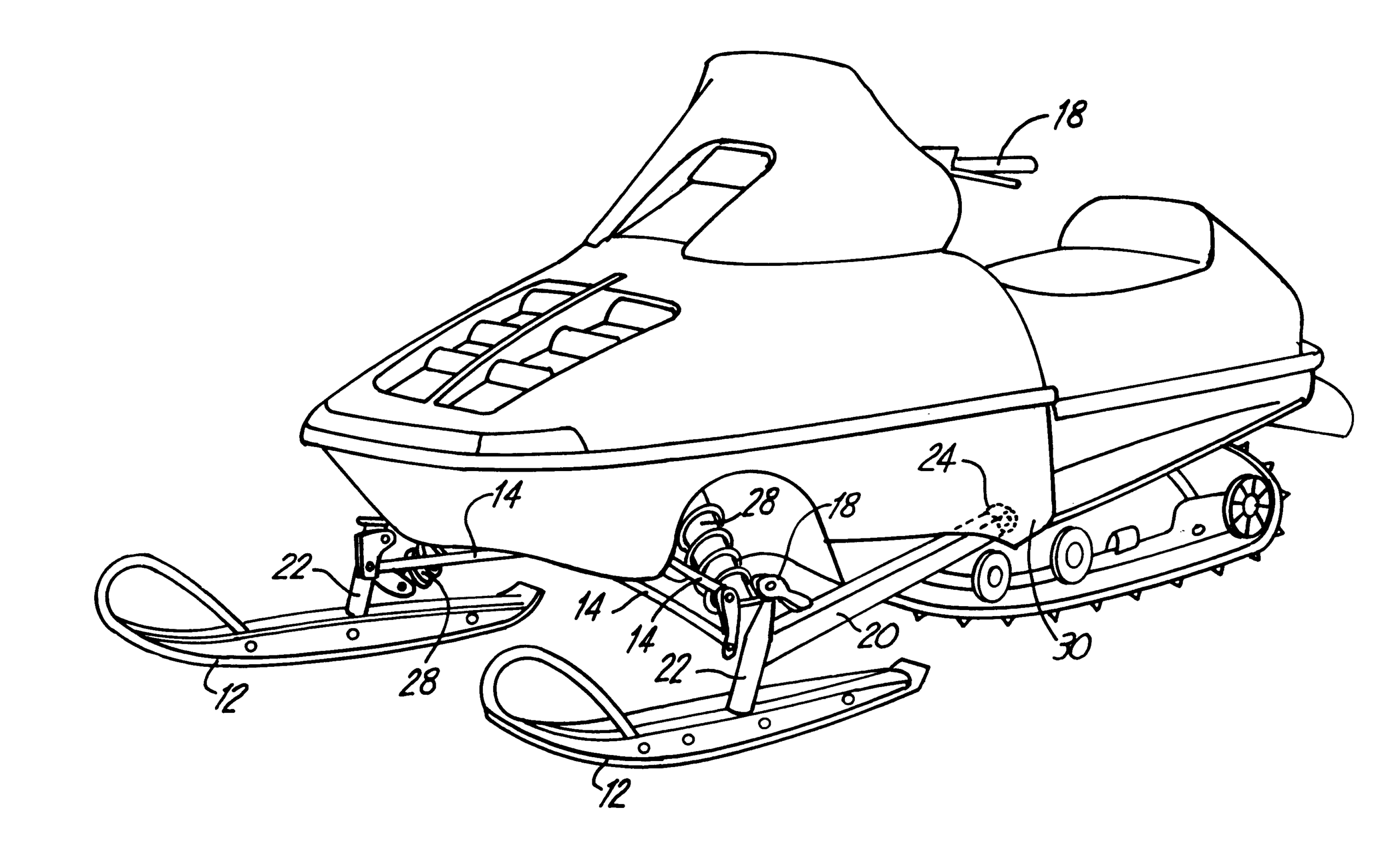 Printable Snowmobile Coloring Pages