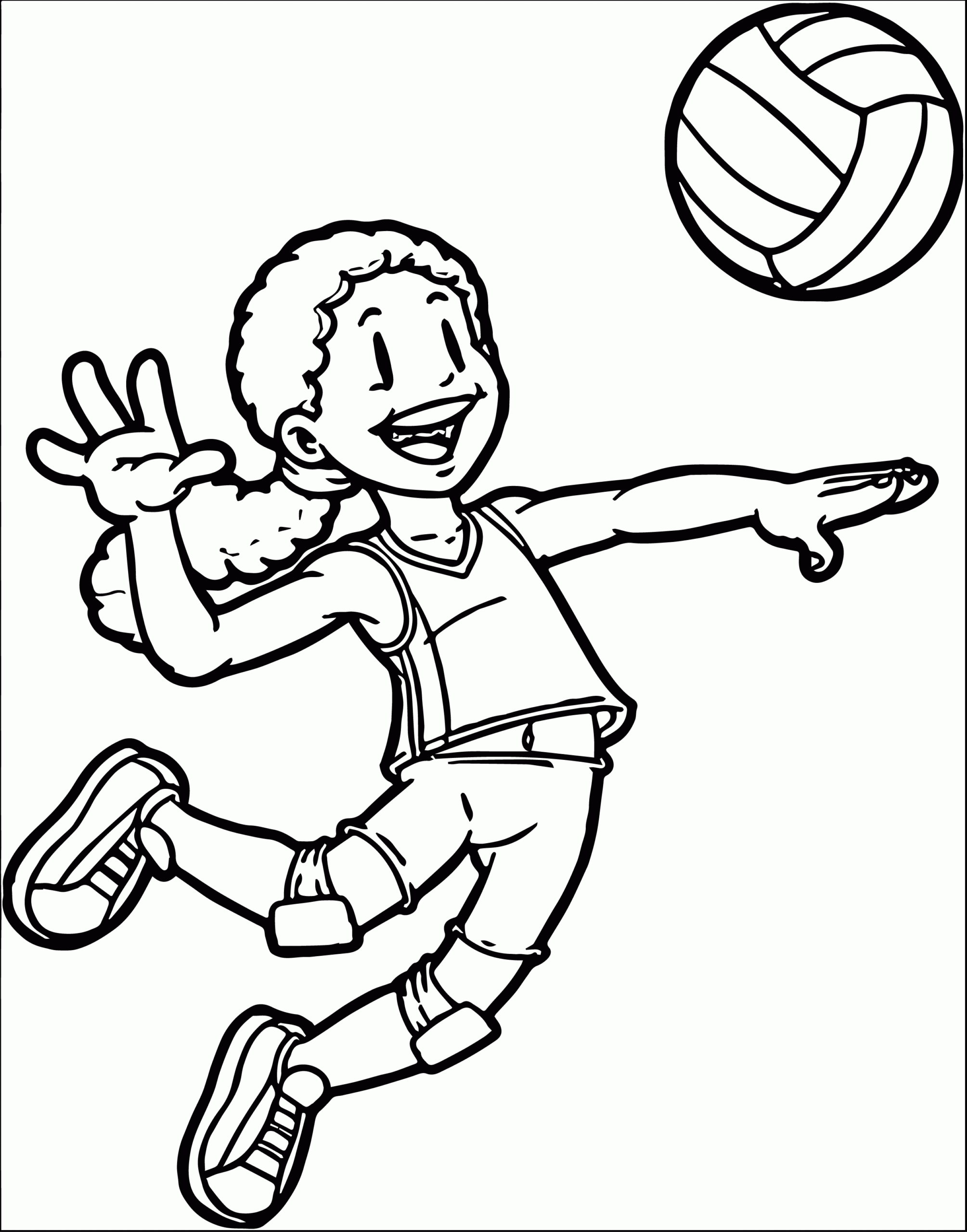Printable Crayola Sport Coloring Pages