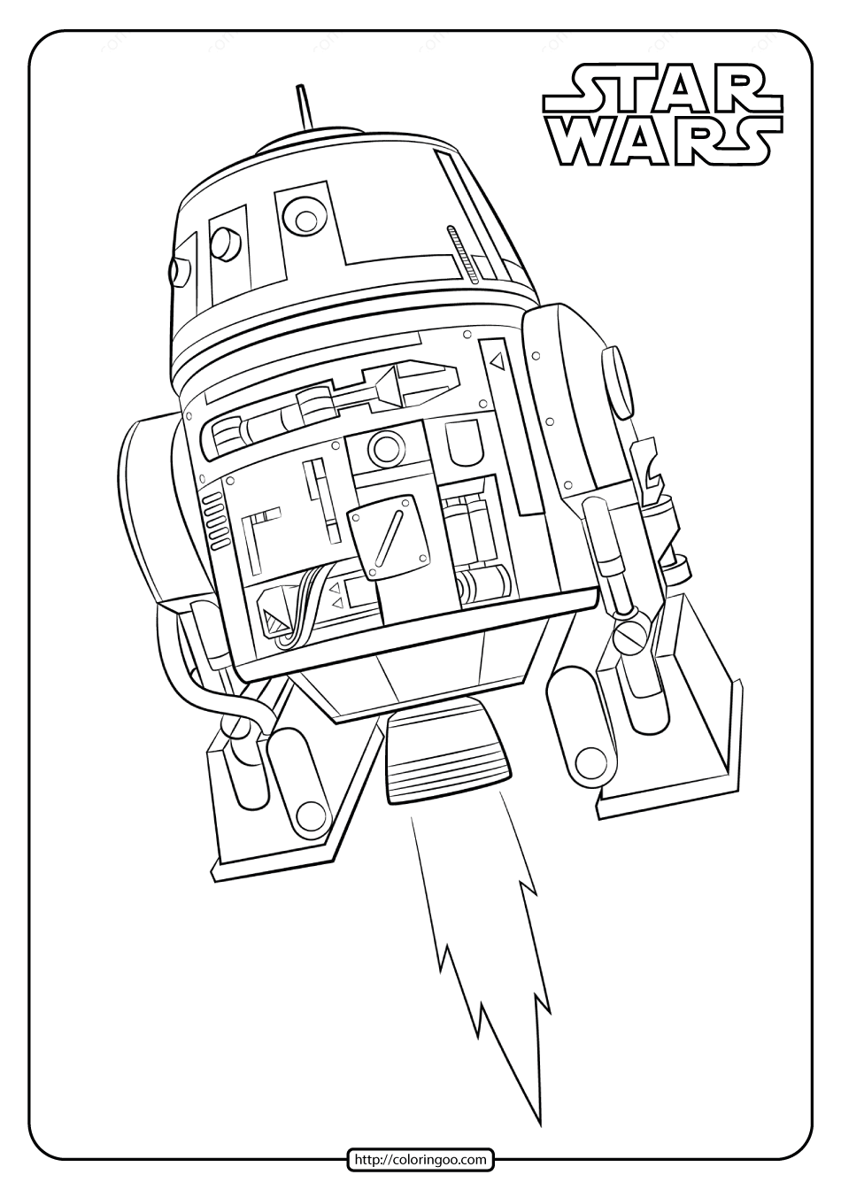 Star Wars Droid Coloring Pages