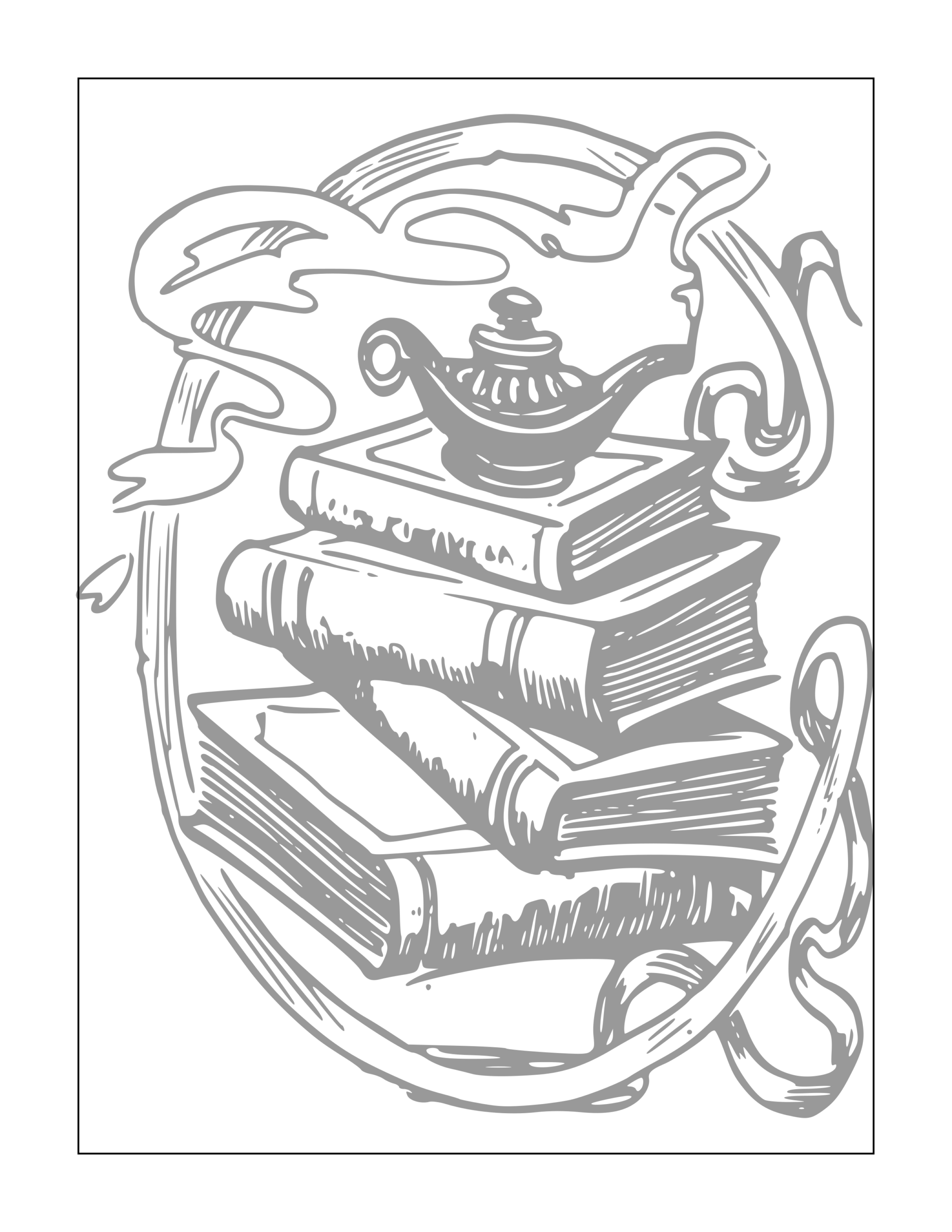 Book Of Shadows Coloring Pages