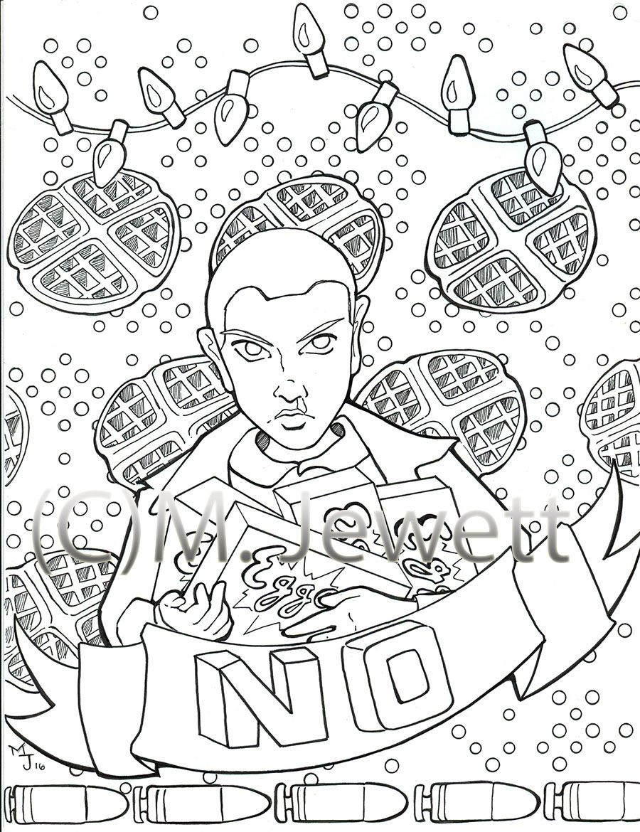 Printable Stranger Things Coloring Pages Customize And Print