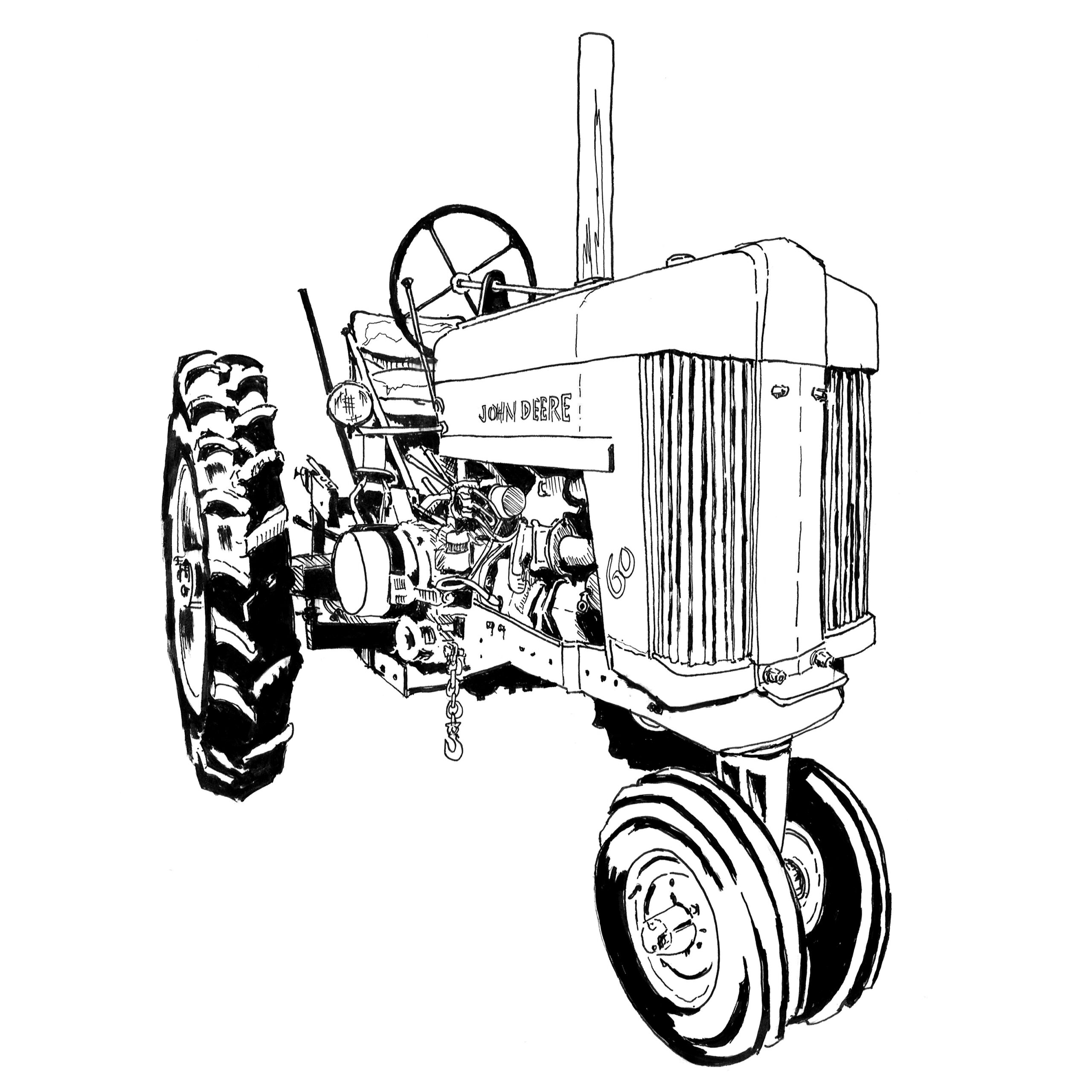 Tractor Coloring Pages