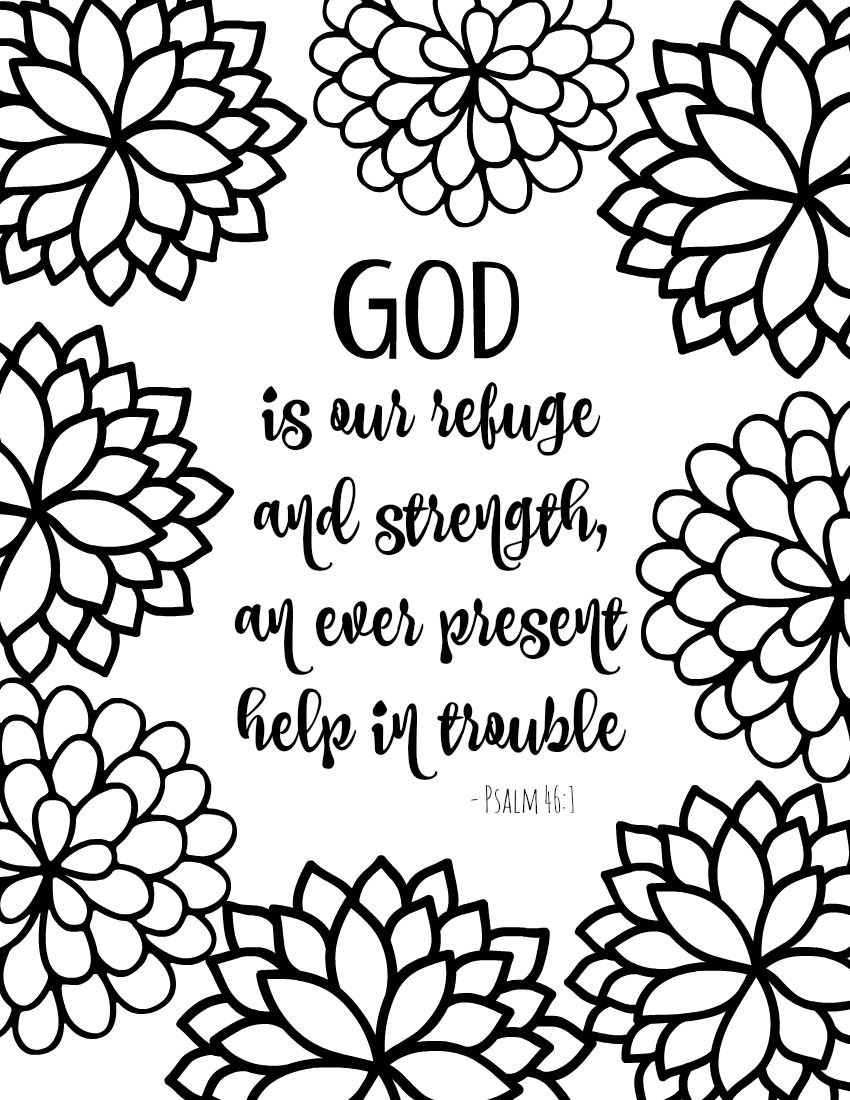 Psalms Coloring Pages At GetDrawings Free Download