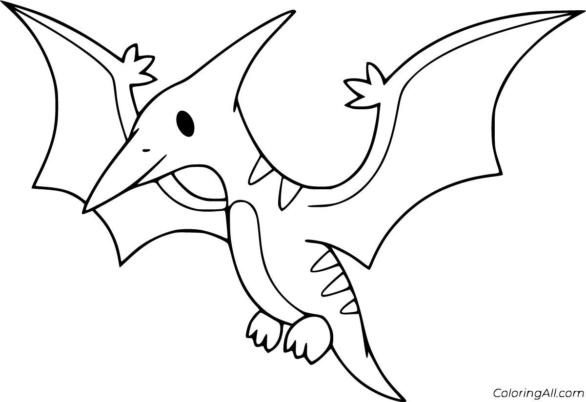 Pterodactyl Coloring Page