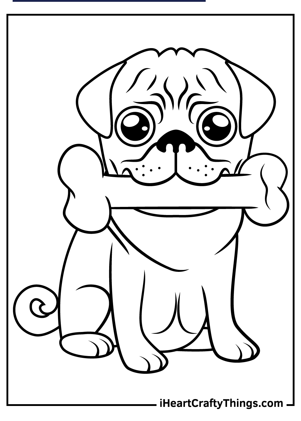 Pug Coloring Pages