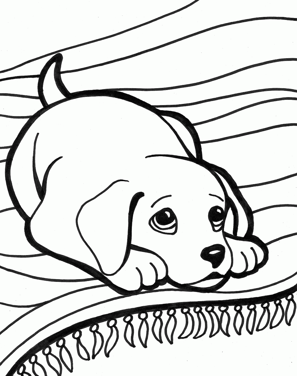 Puppy World Cute Cartoon Puppy Pictures